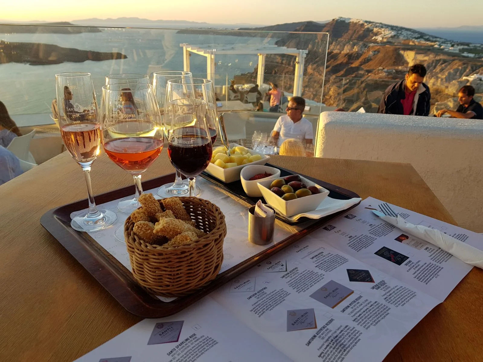 Interior at Santo Wines Santorini — travel photo