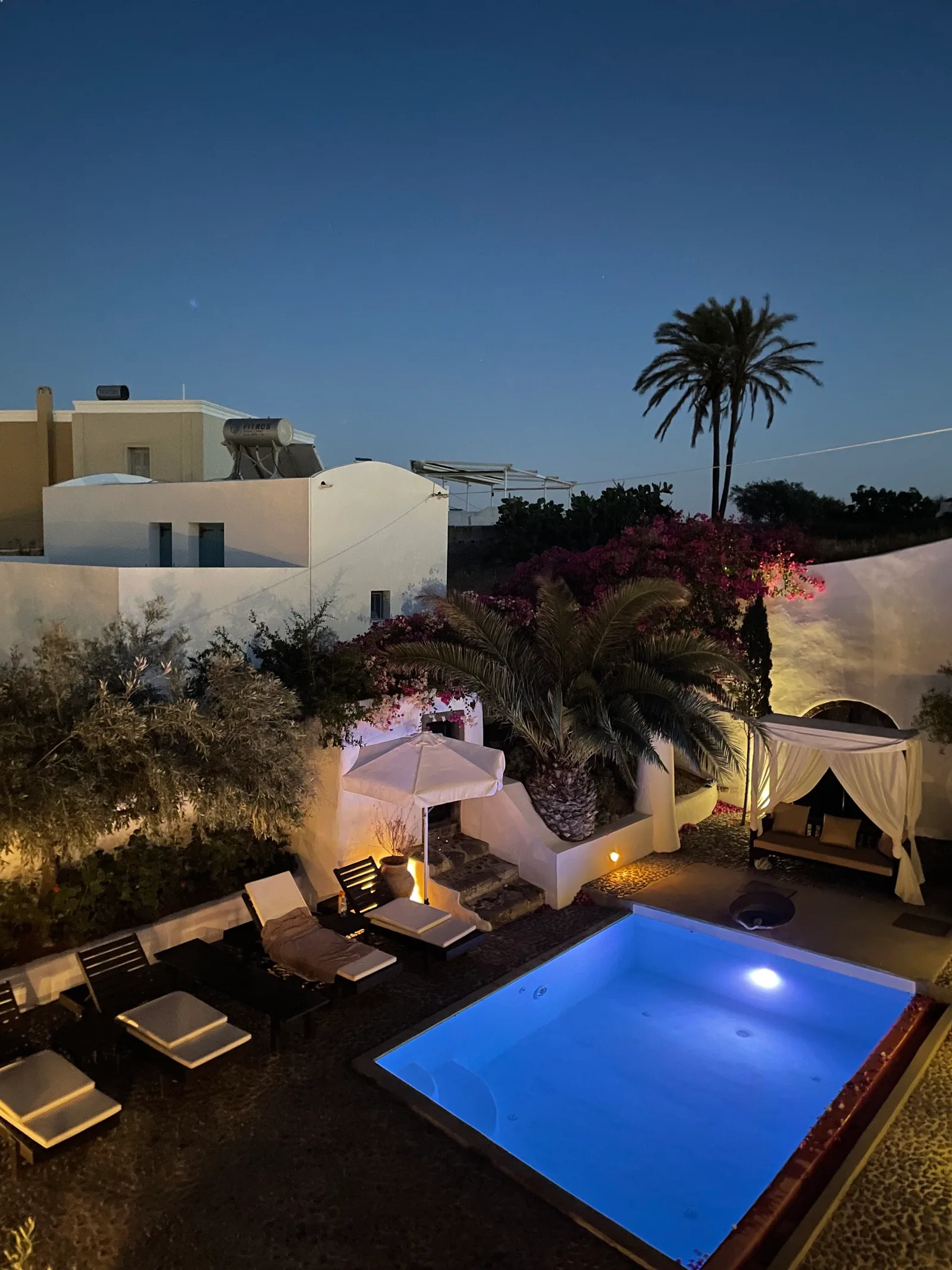 Main view at Santorini Heritage Villas- Mansion Kyani & Mansion Sophia Santorini — travel photo