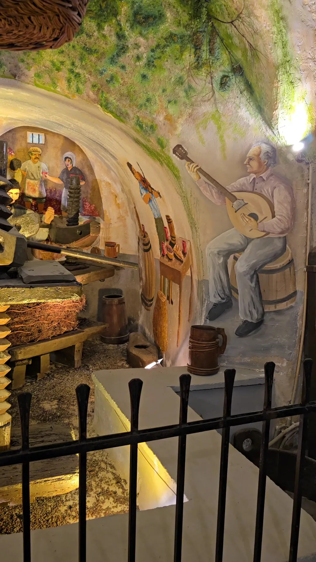 Main view at Santorini Wine Museum Santorini — travel photo