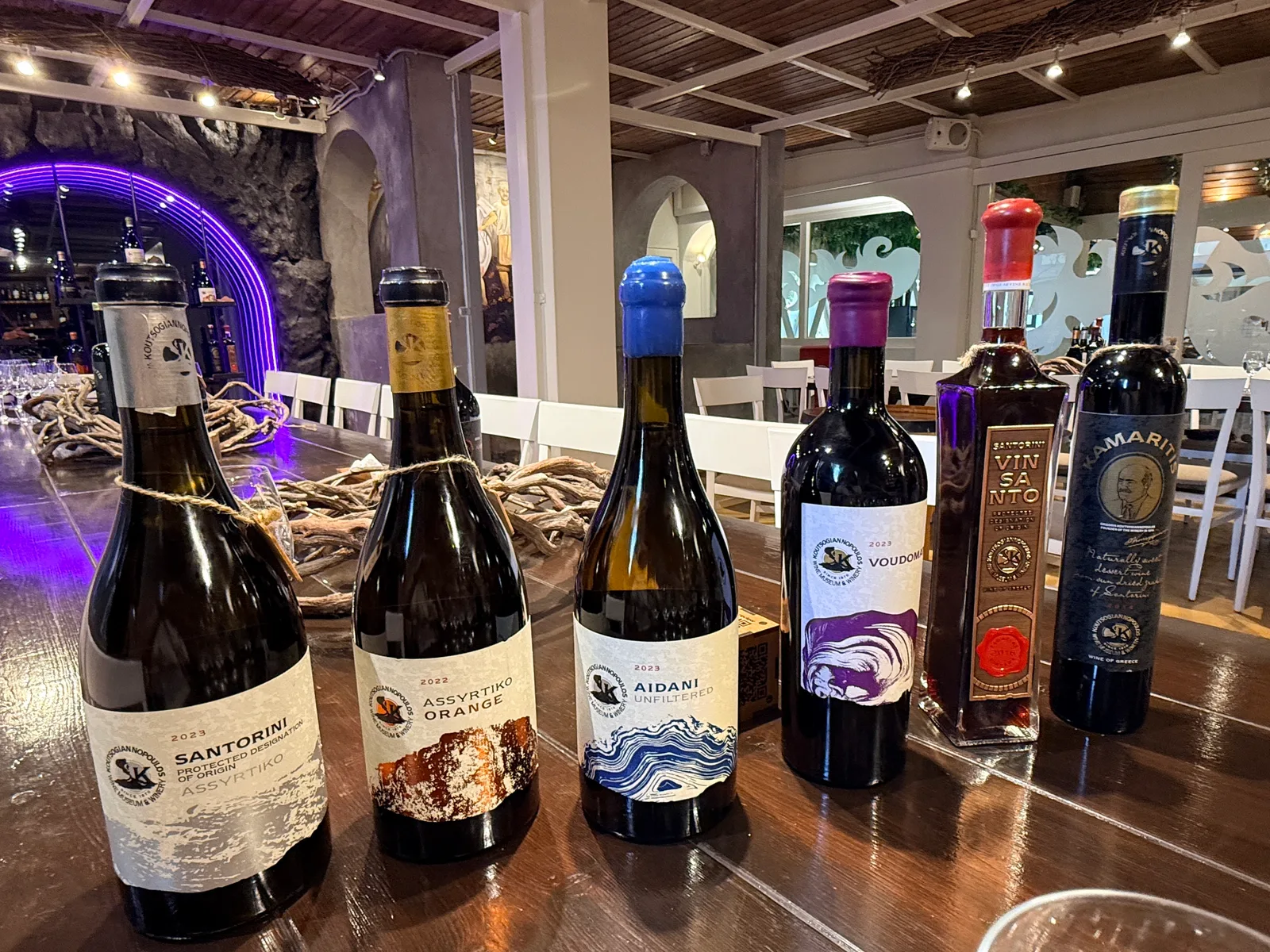 Atmosphere at Santorini Wine Museum Santorini — travel photo