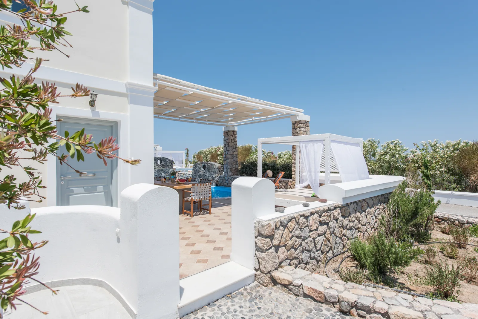 Main view at Secret Earth Santorini Santorini — travel photo
