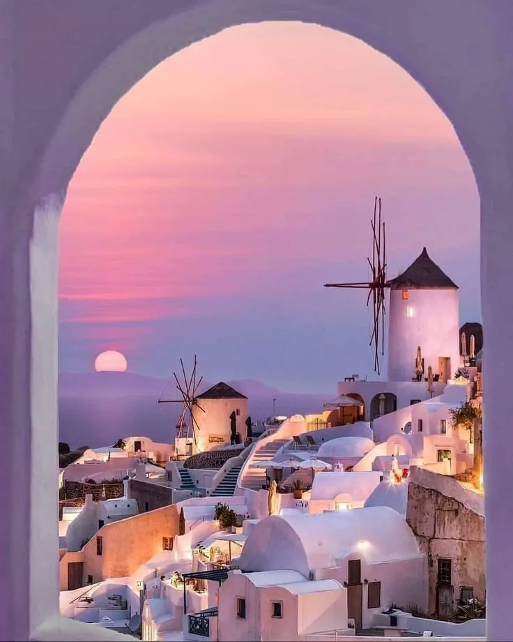 Sunset of Santorini