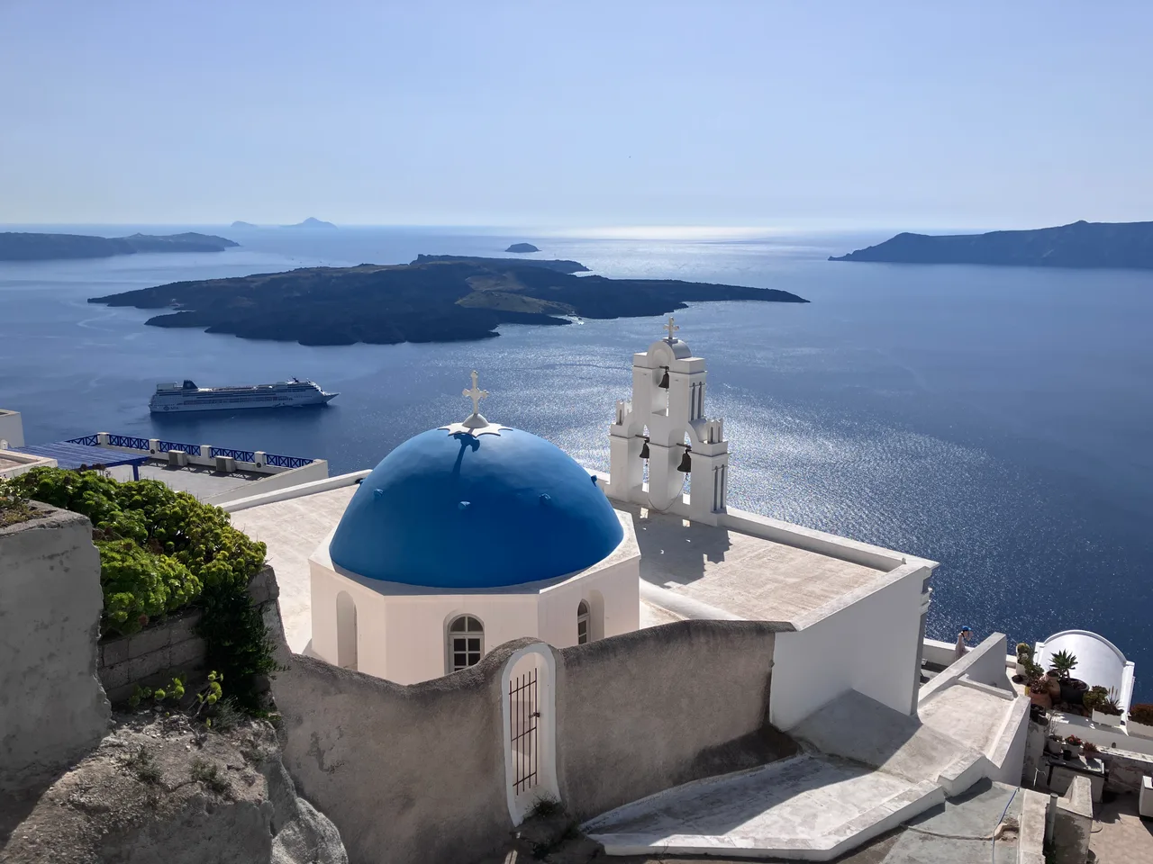 Three Bells of Fira — family guide Santorini