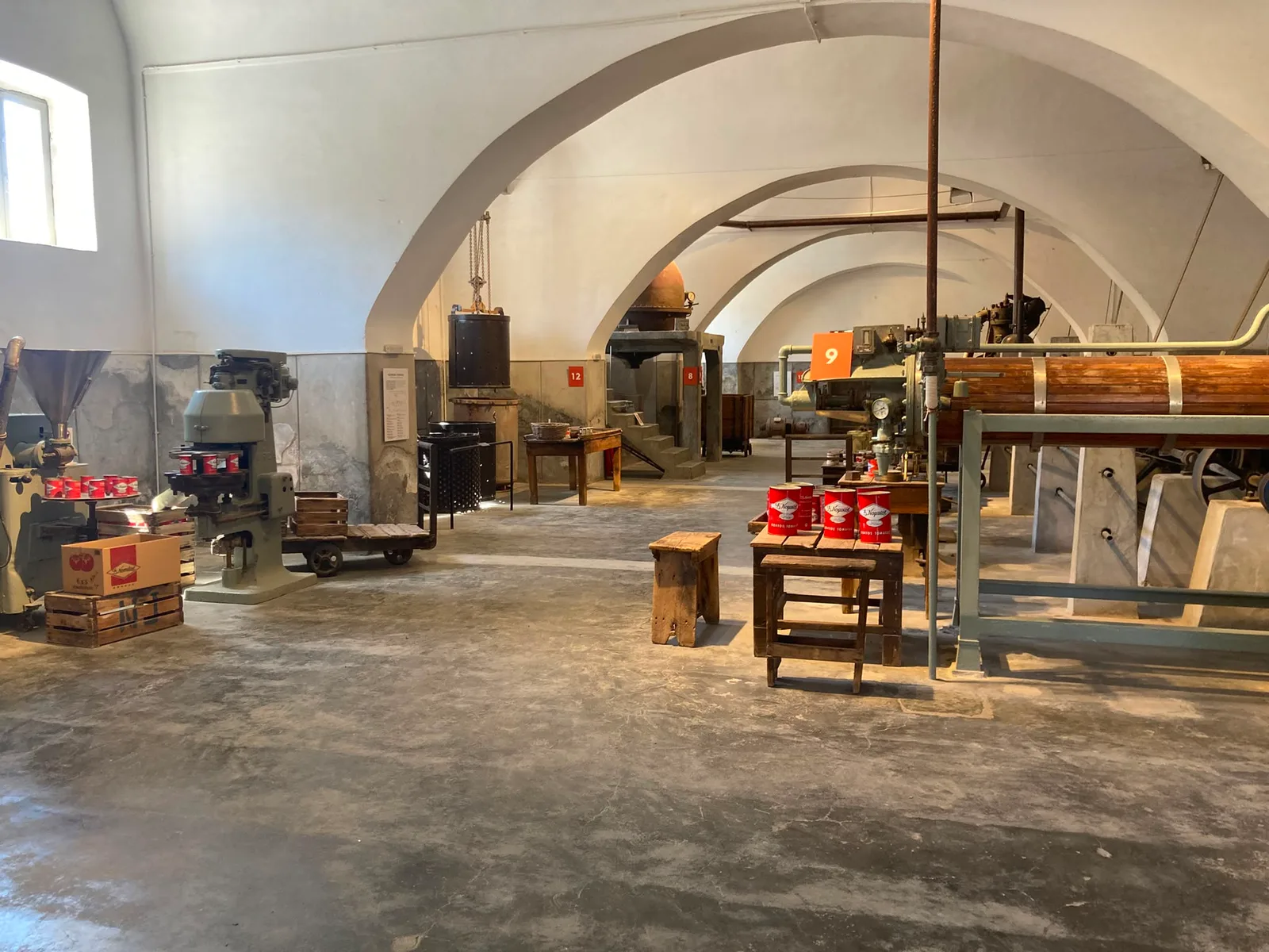 Details at Tomato Industrial Museum, D.Nomikos Santorini — travel photo