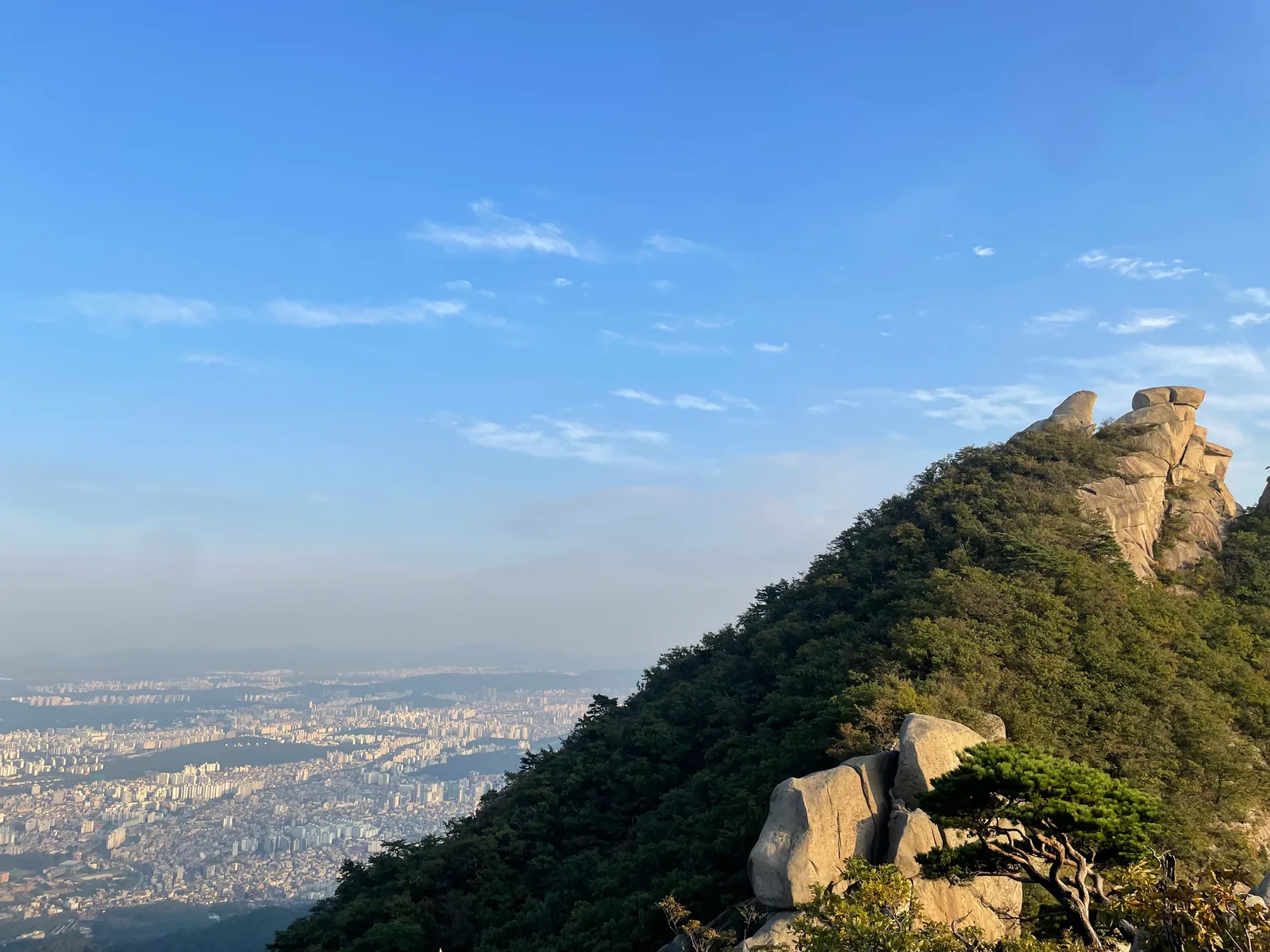 Main view at Bukhansan National Park Seoul — travel photo