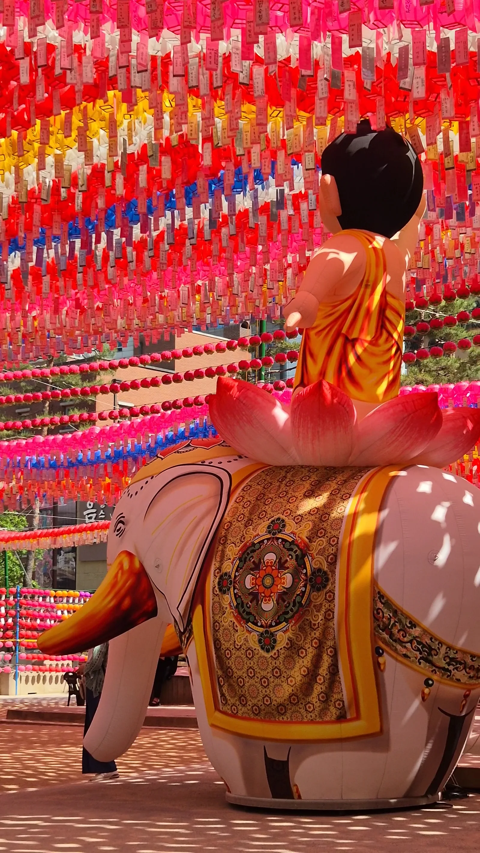 Interior at Jogyesa Temple Seoul — travel photo