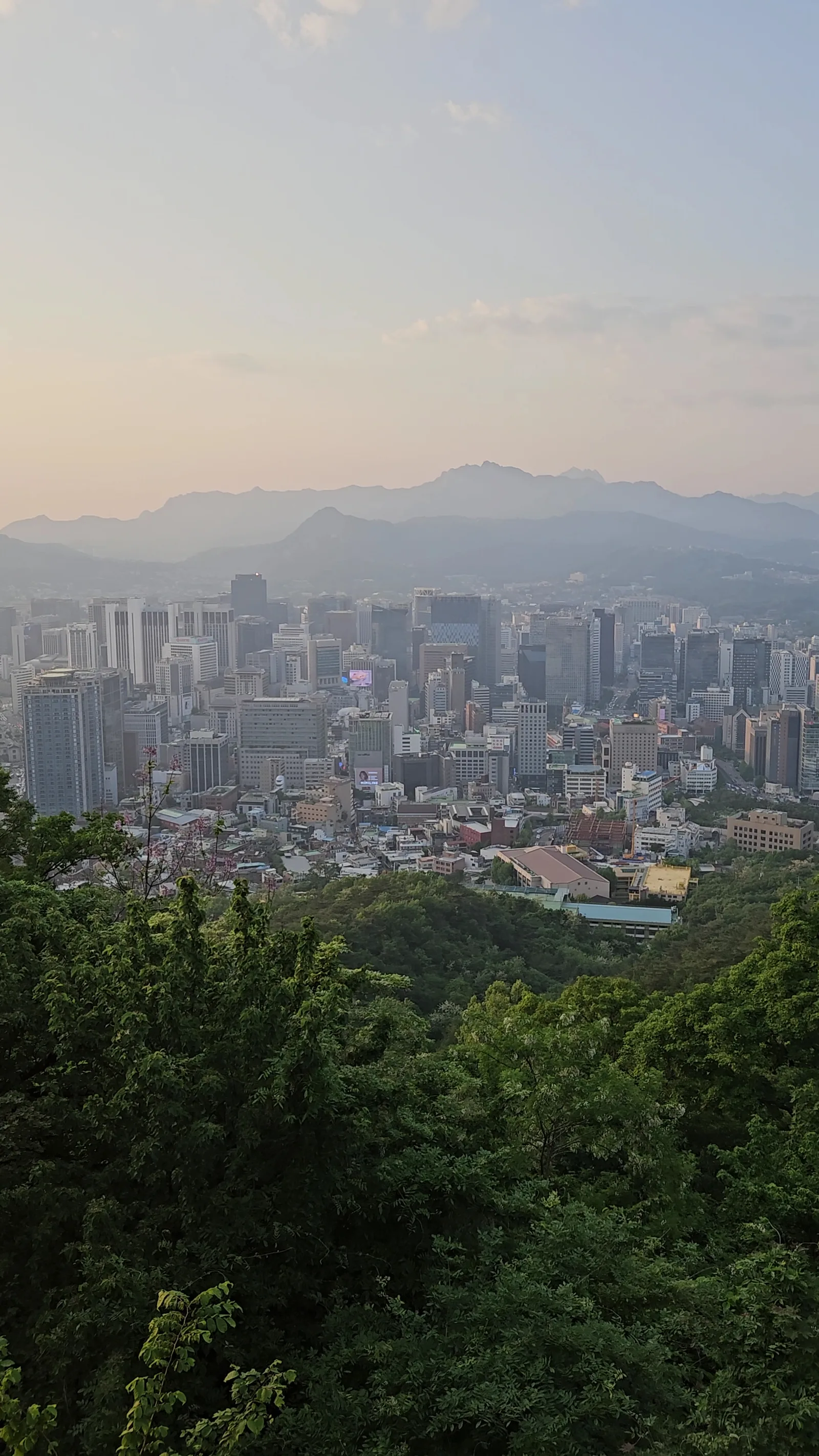 Interior at Namsan Octagonal Pavilion Park Observatory Seoul — travel photo