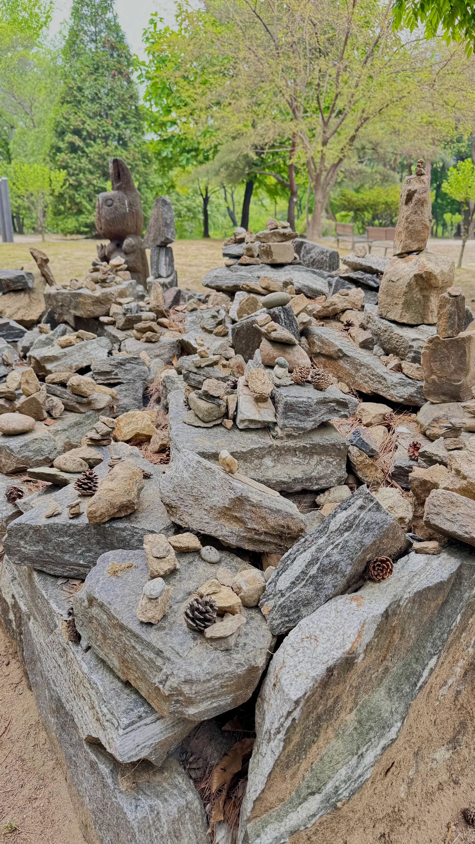 Details at Yeouido Park Seoul — travel photo