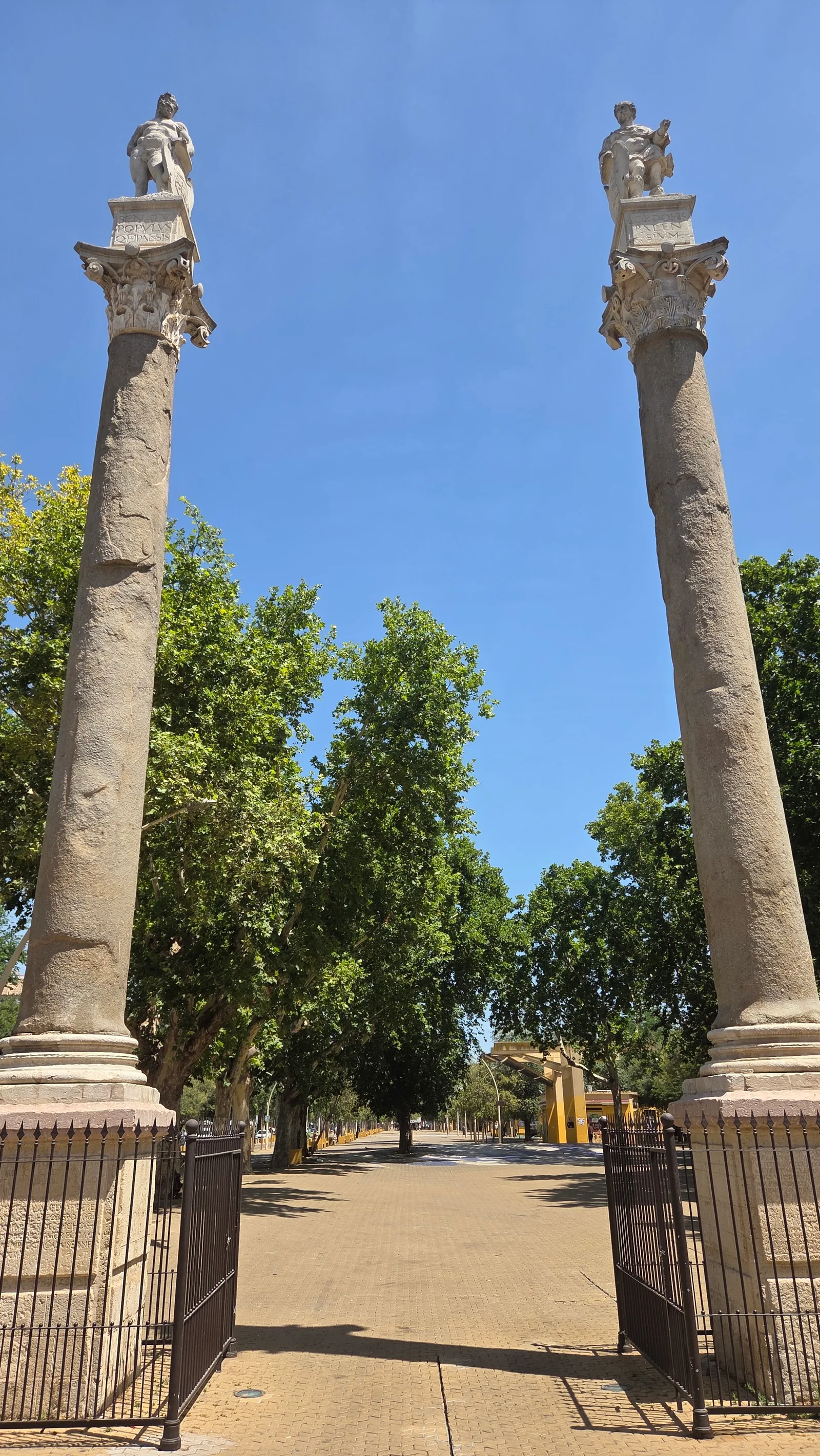 Details at Alameda de Hércules Seville — travel photo