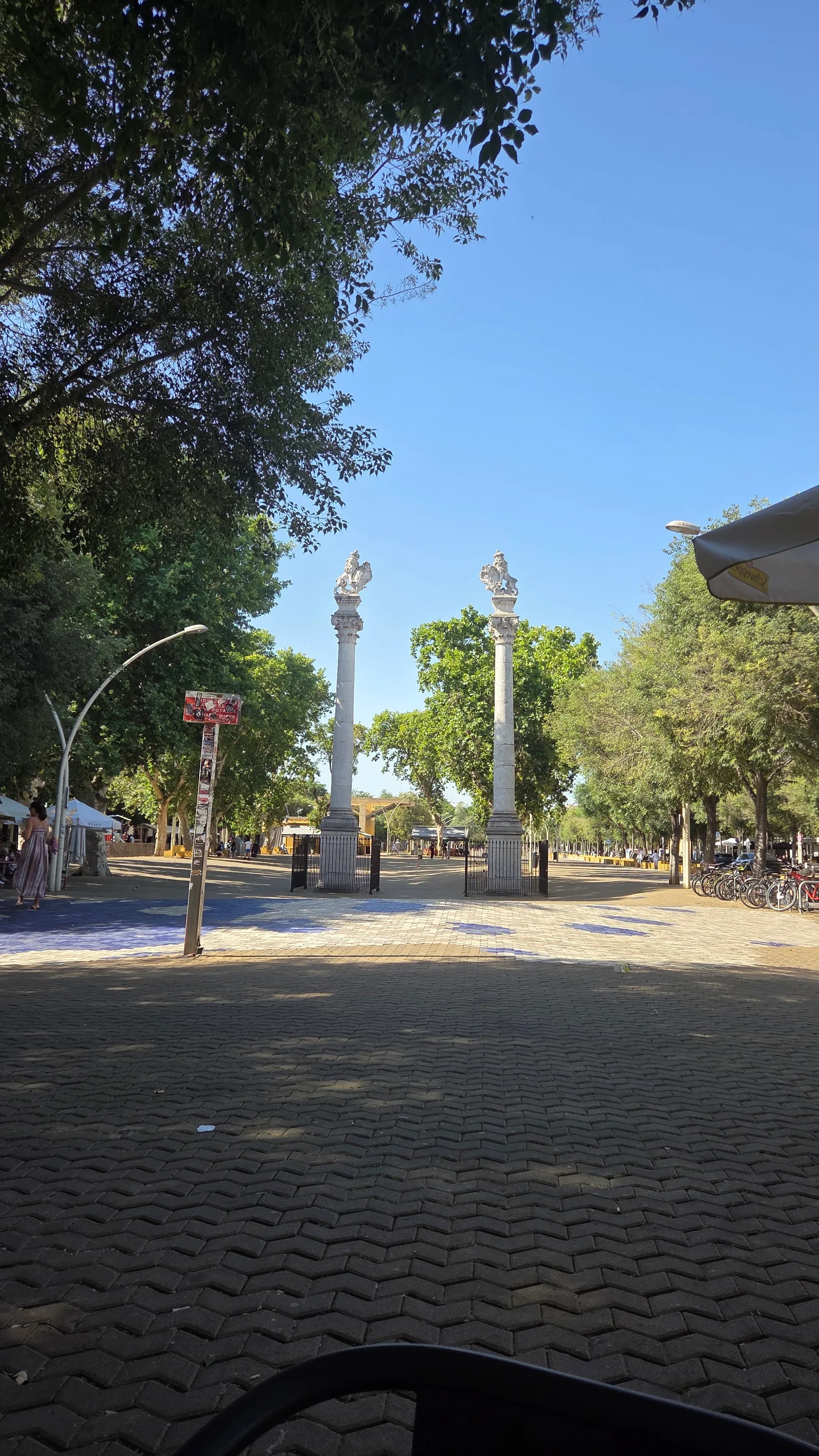 Atmosphere at Alameda de Hércules Seville — travel photo