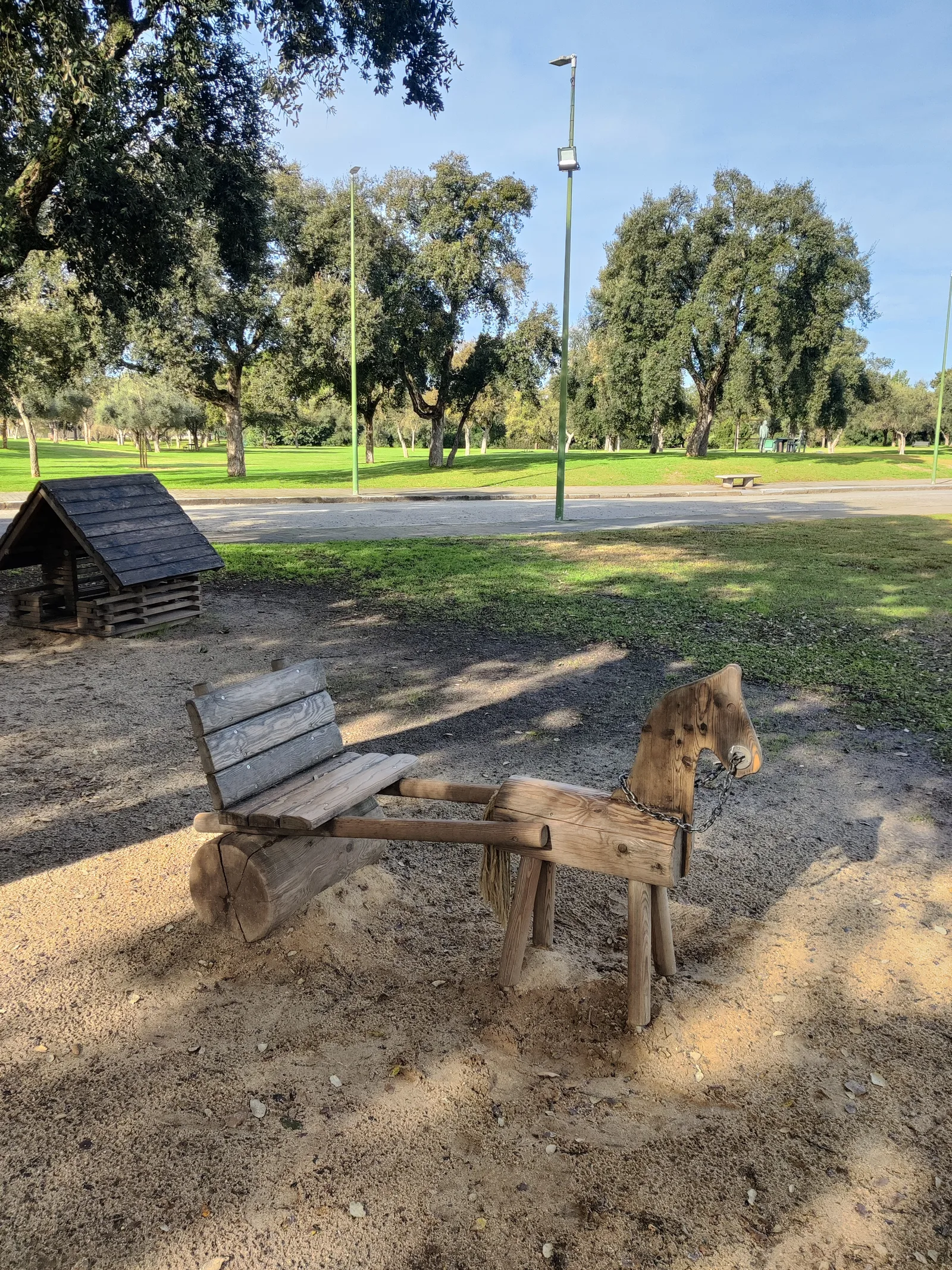 Atmosphere at Alamillo Park Seville — travel photo