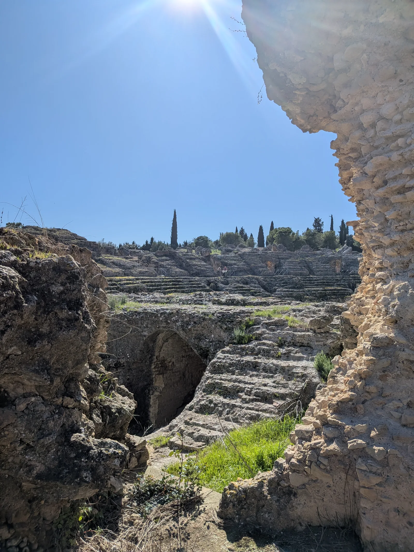 Details at Amphitheatre of Italica Seville — travel photo
