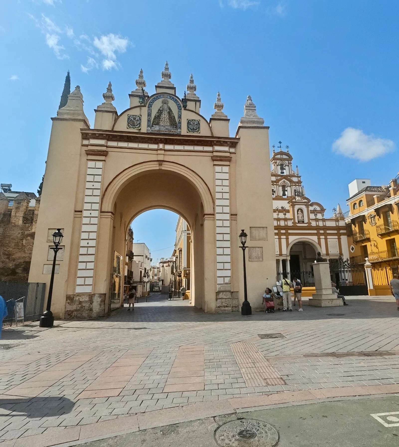 Main view at Arco de la Macarena Seville — travel photo