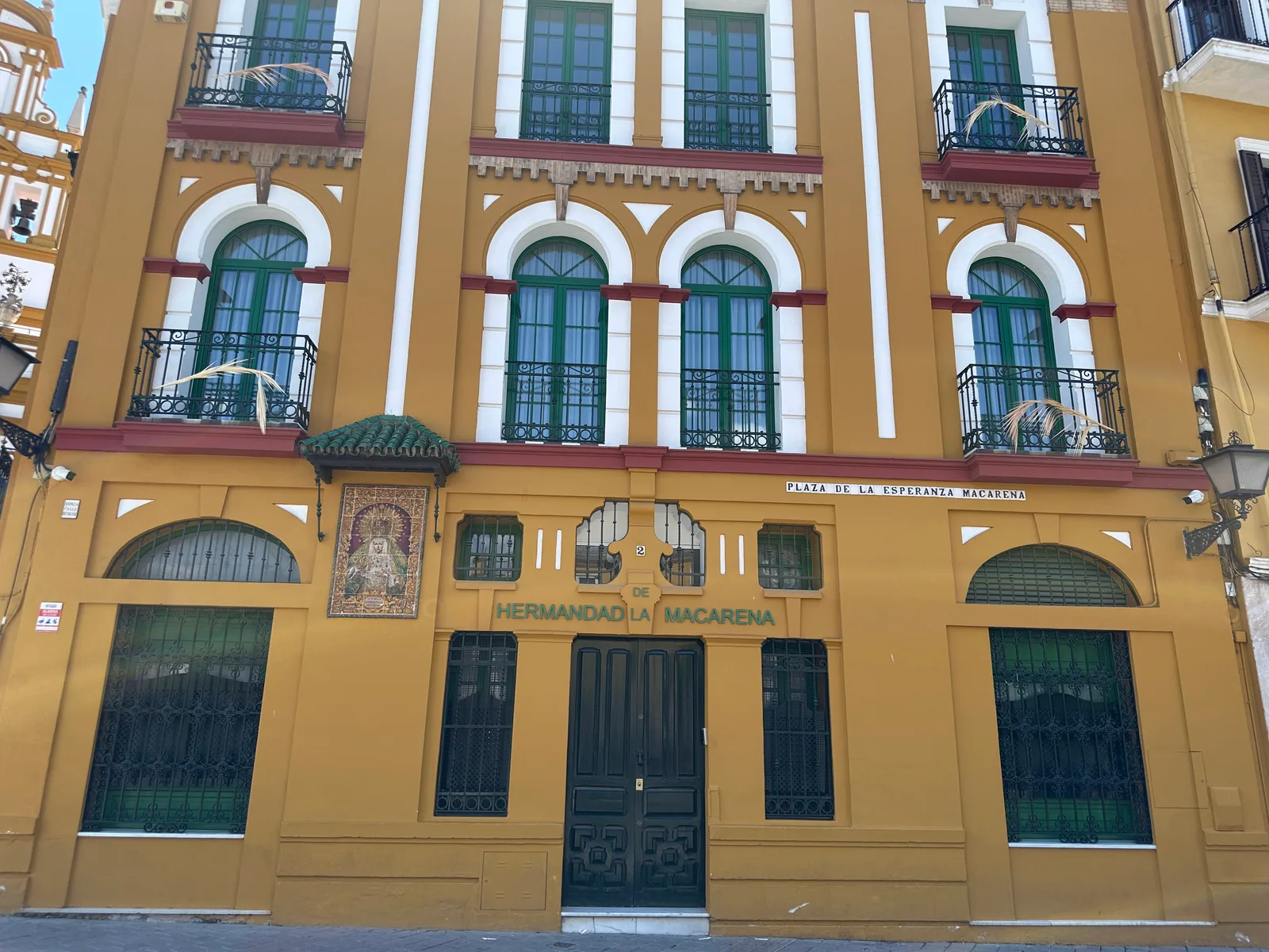 Details at Arco de la Macarena Seville — travel photo