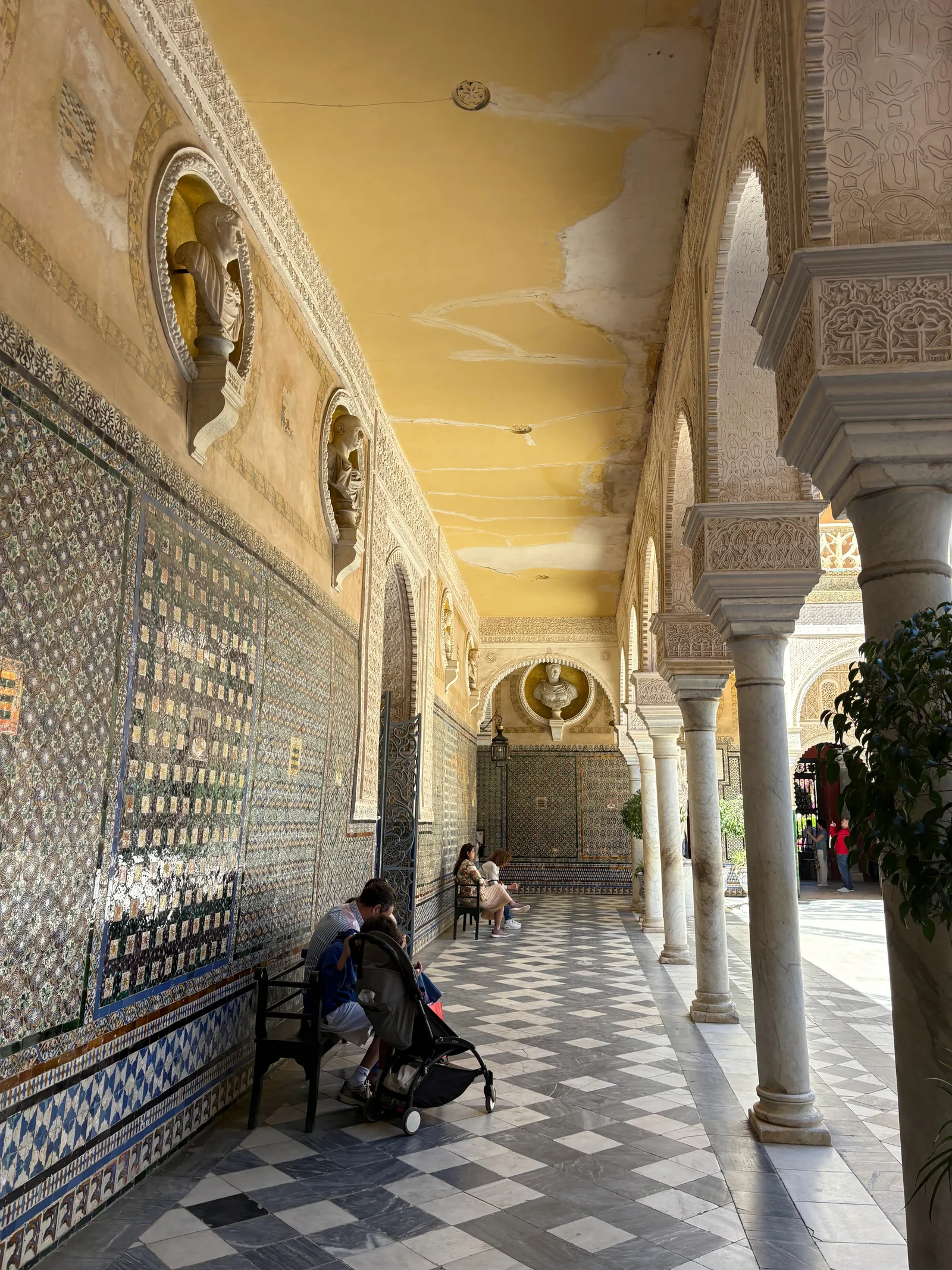 Main view at Casa de Pilatos Seville — travel photo