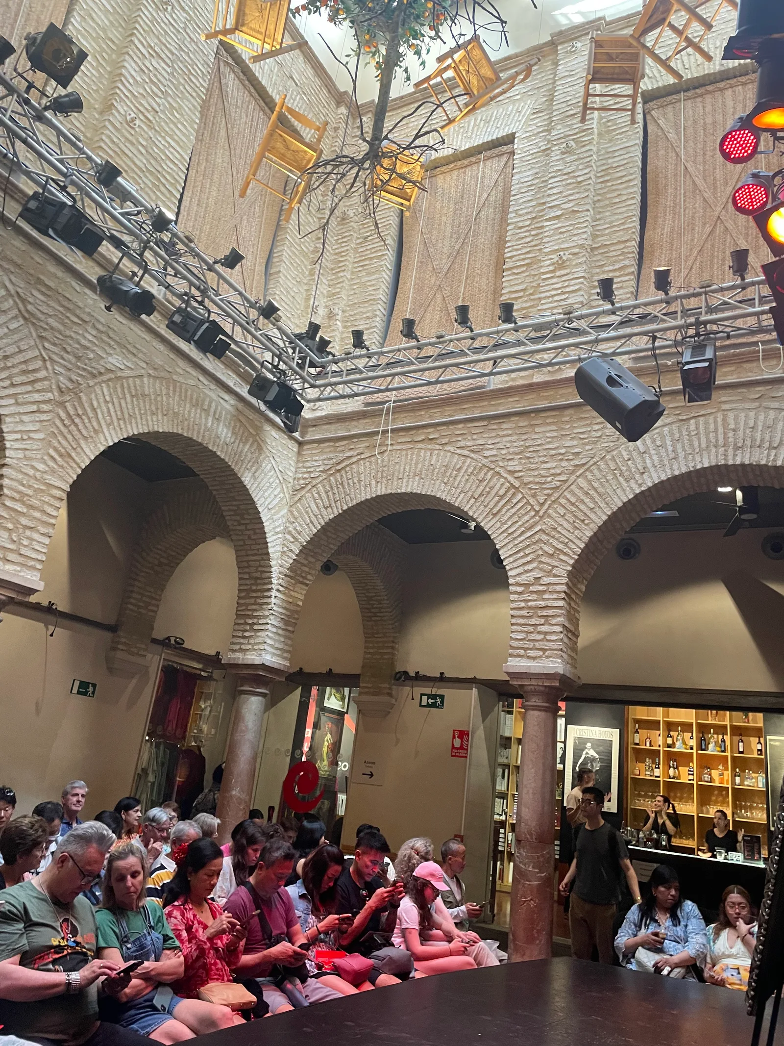 Details at Flamenco Dance Museum Seville — travel photo