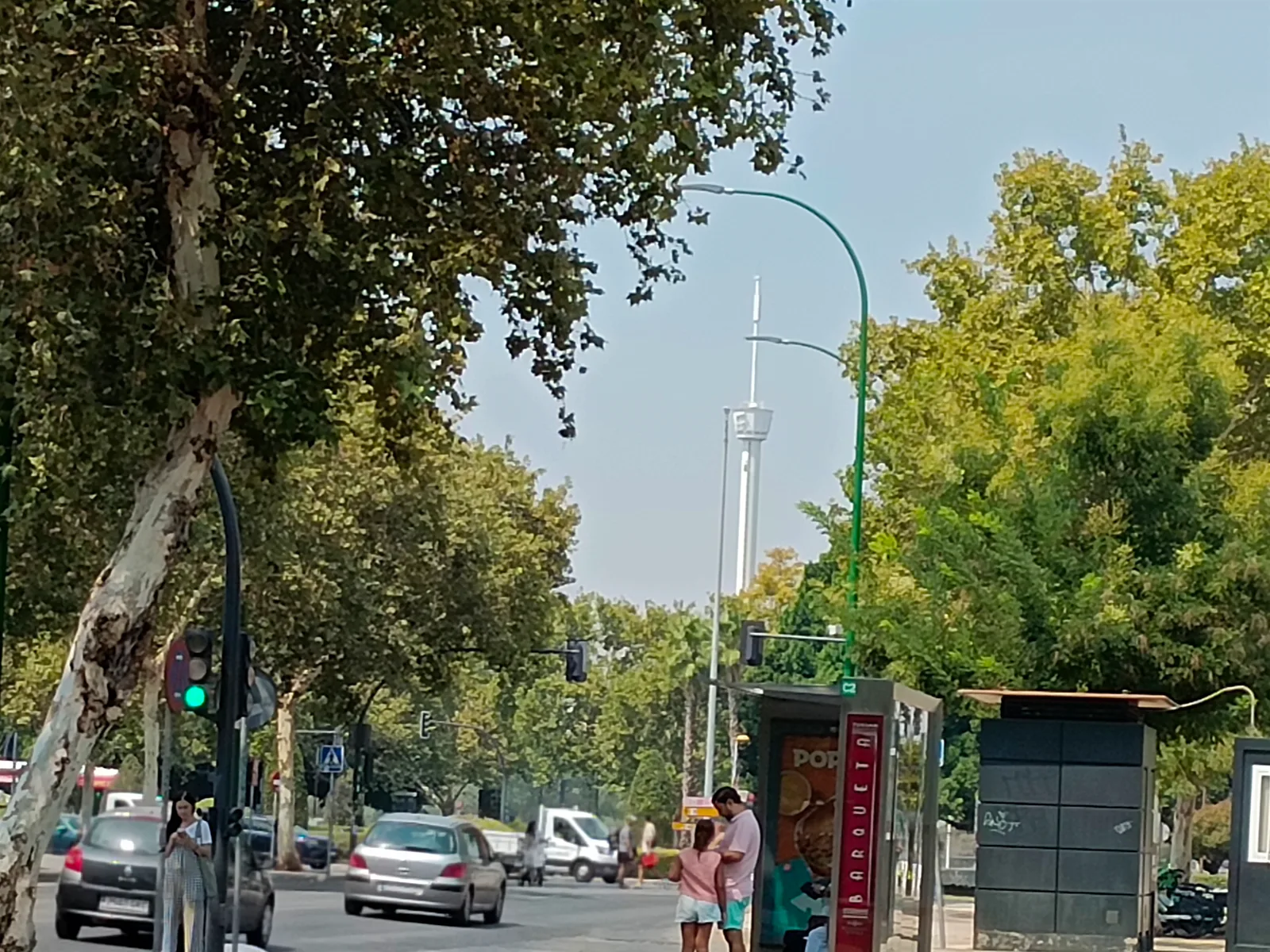 Main view at Guadalquivir Garden Seville — travel photo