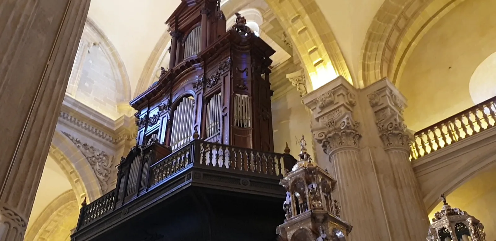 Interior at Iglesia Colegial del Divino Salvador Seville — travel photo