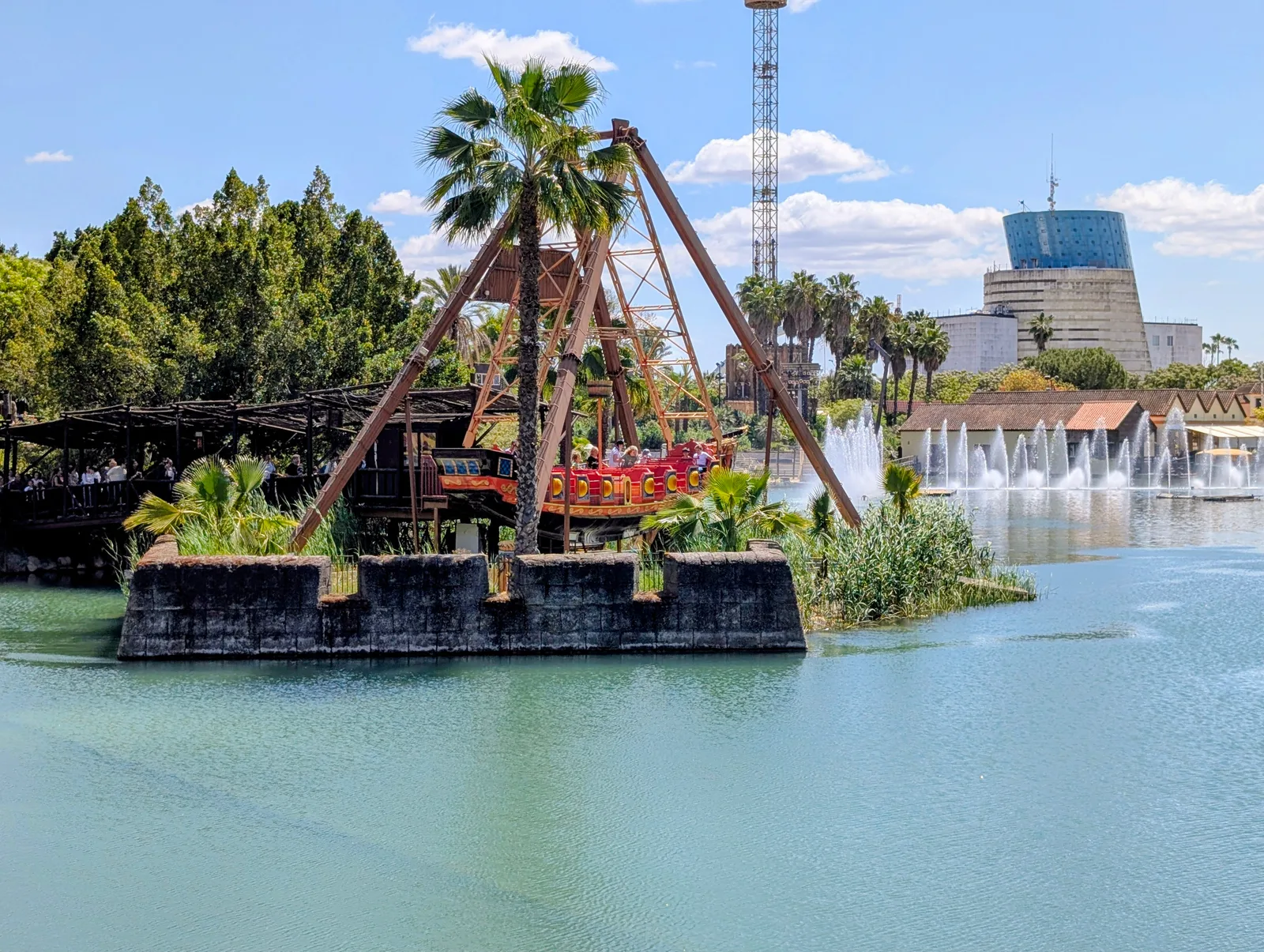 Main view at Isla Mágica Seville — travel photo
