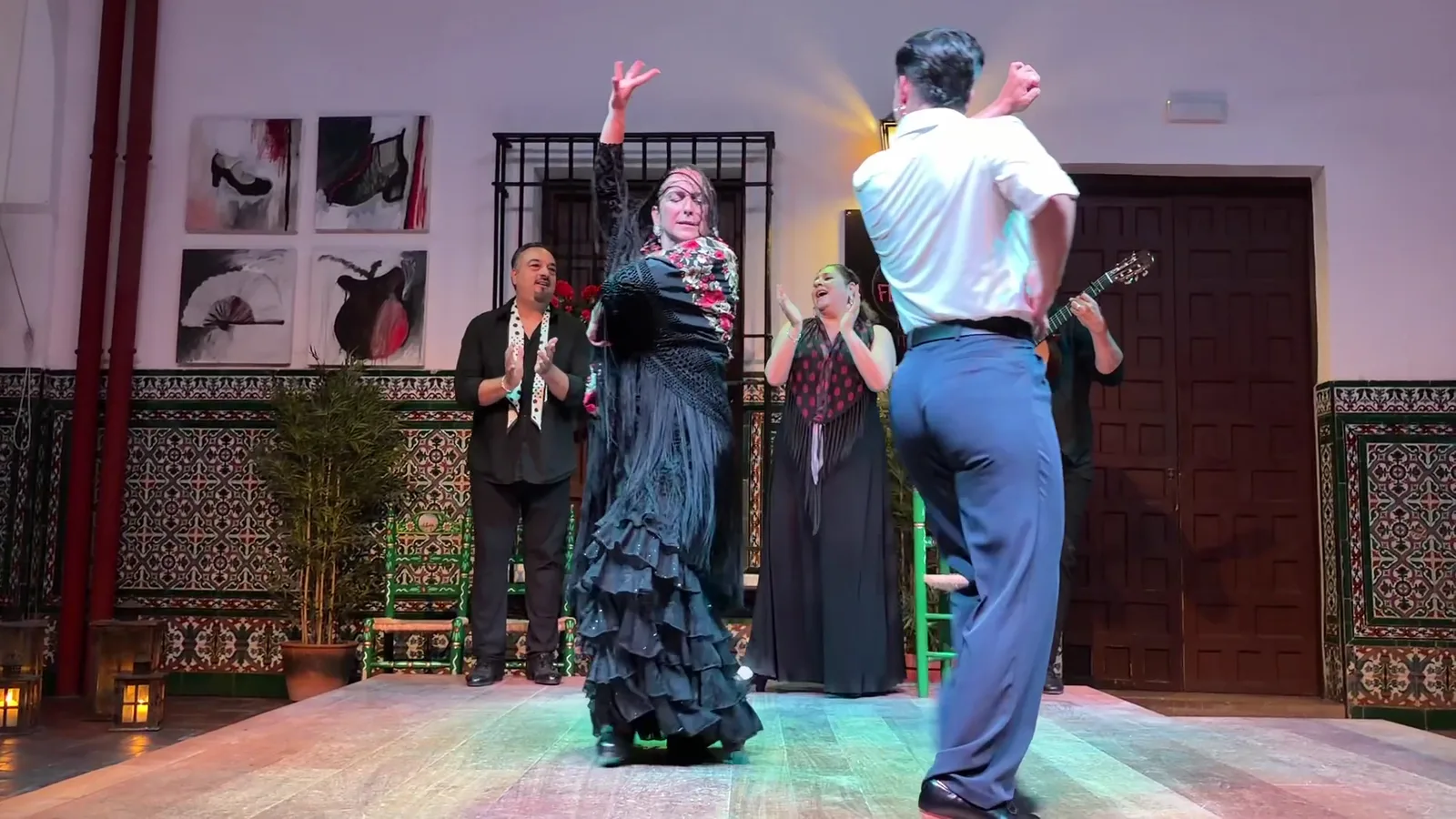 Interior at La Casa del Flamenco - Auditorio Alcántara Seville — travel photo