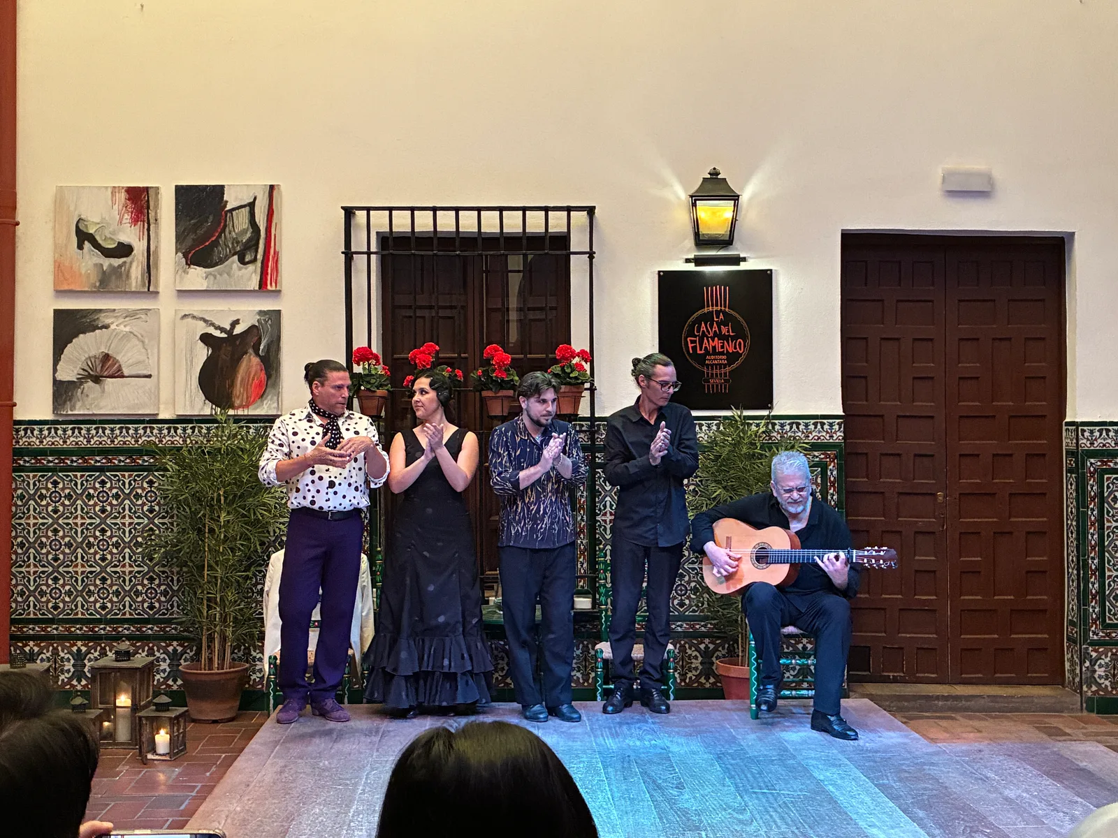 Atmosphere at La Casa del Flamenco - Auditorio Alcántara Seville — travel photo