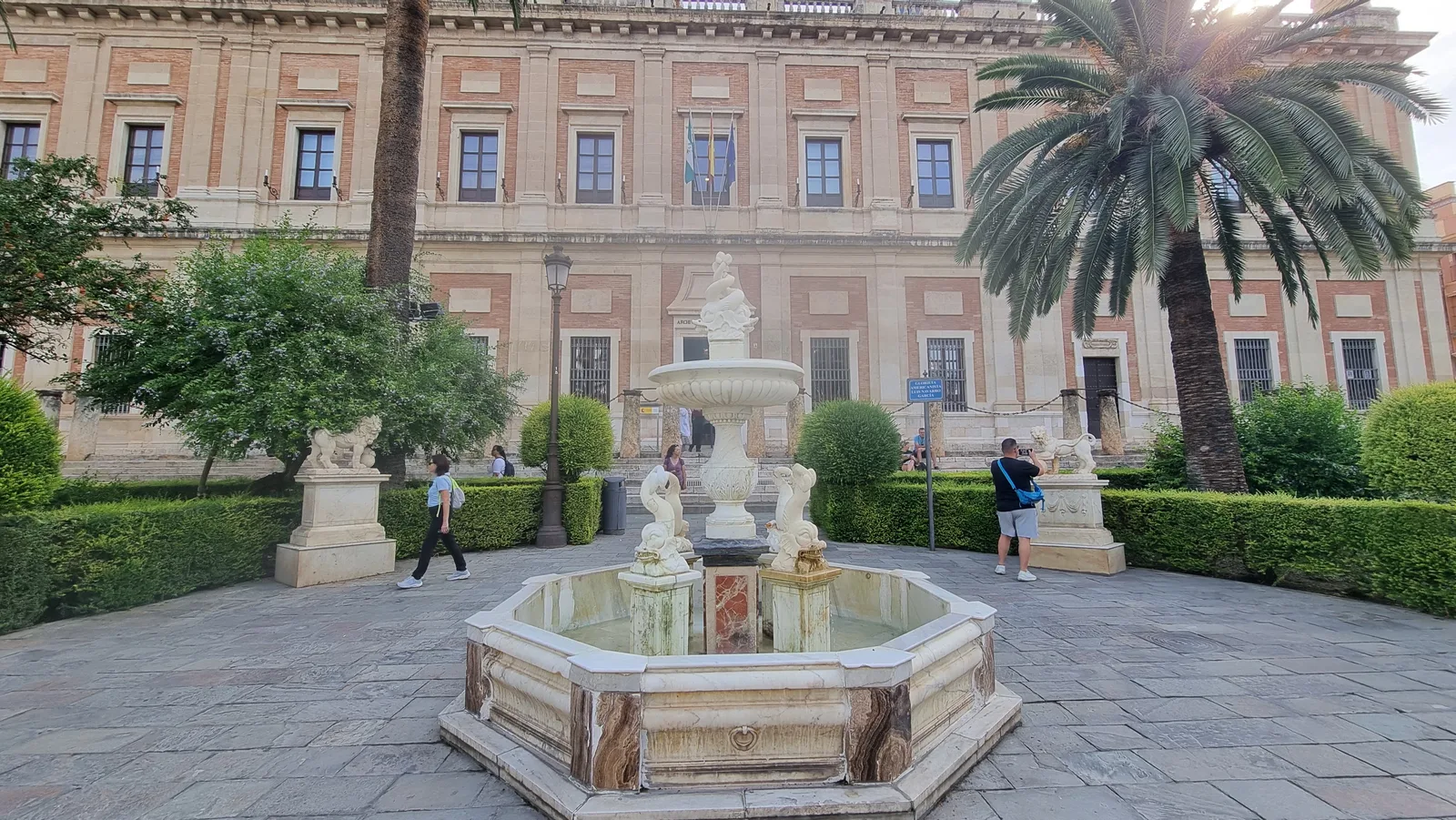 Interior at Lonja del Archivo General de Indias Garden Seville — travel photo