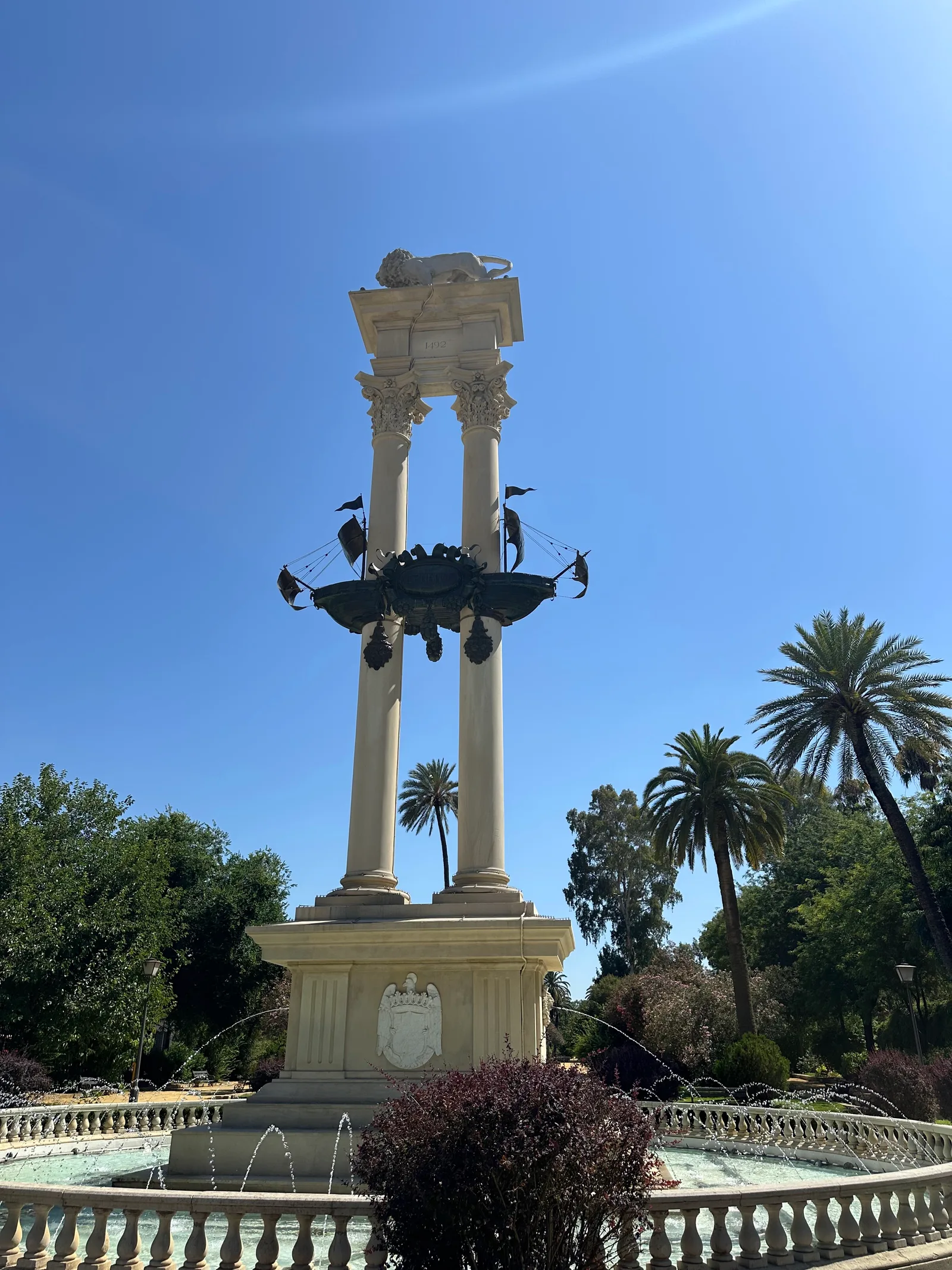 Main view at Murillo Gardens Seville — travel photo