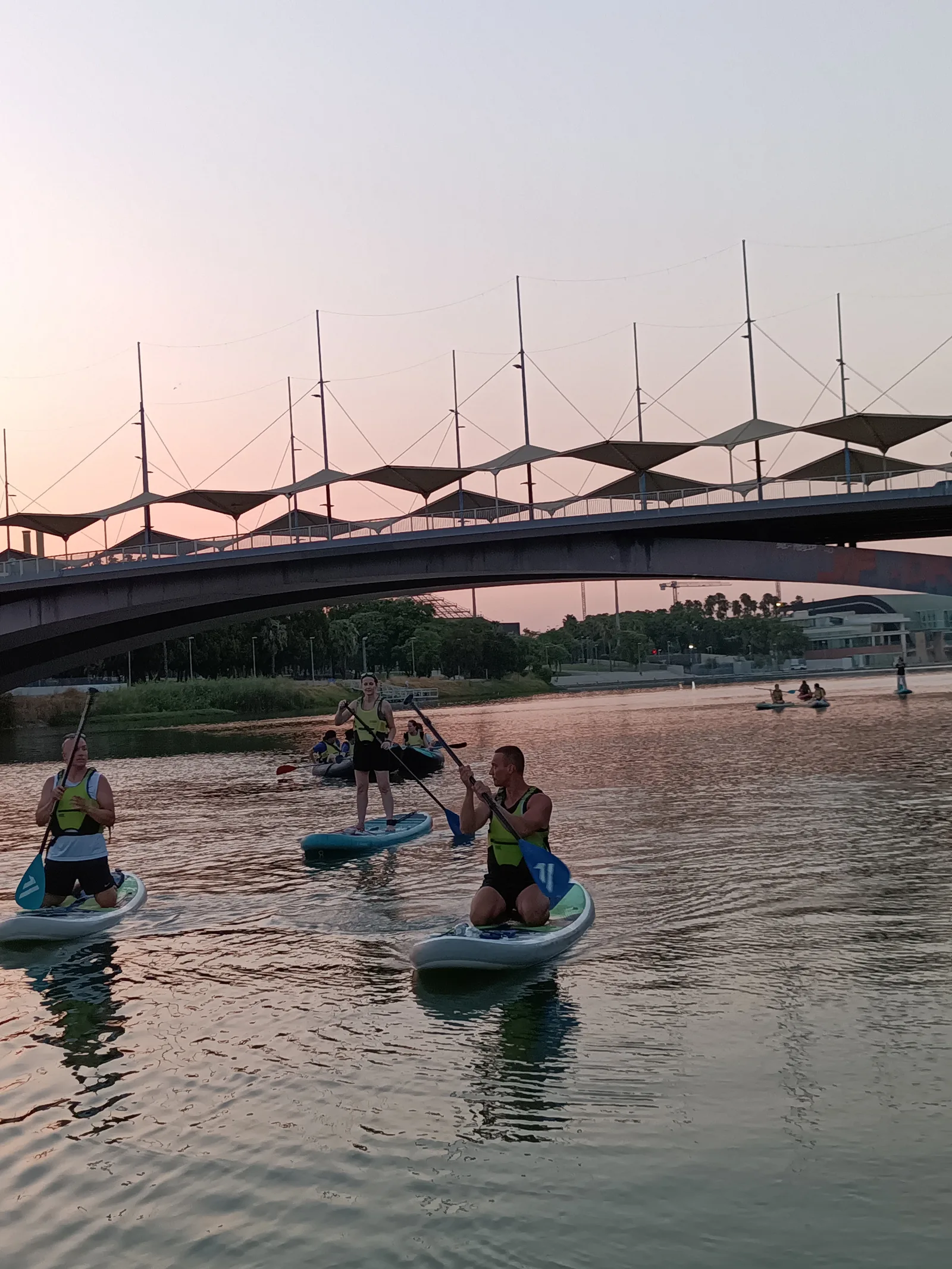 Atmosphere at Paddle Surf Sevilla Seville — travel photo