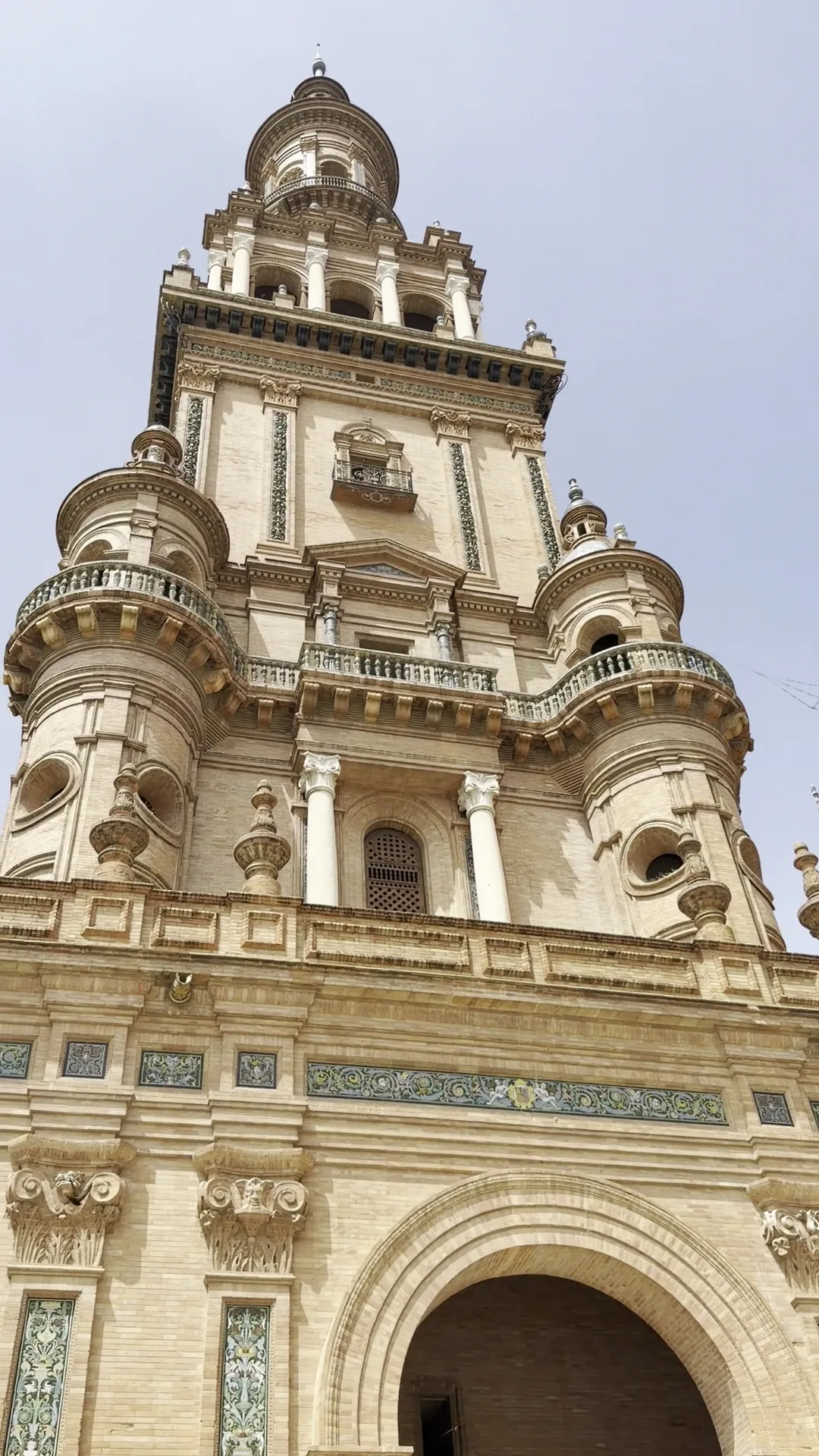 Main view at Plaza de España Seville — travel photo
