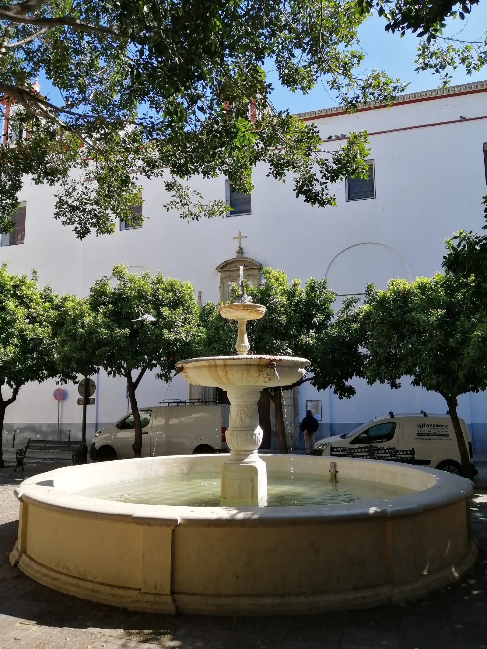 Main view at Plaza de San Leandro Seville — travel photo