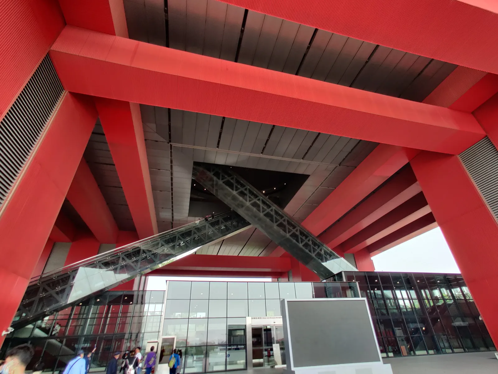 Main view at China Art Museum Shanghai — travel photo
