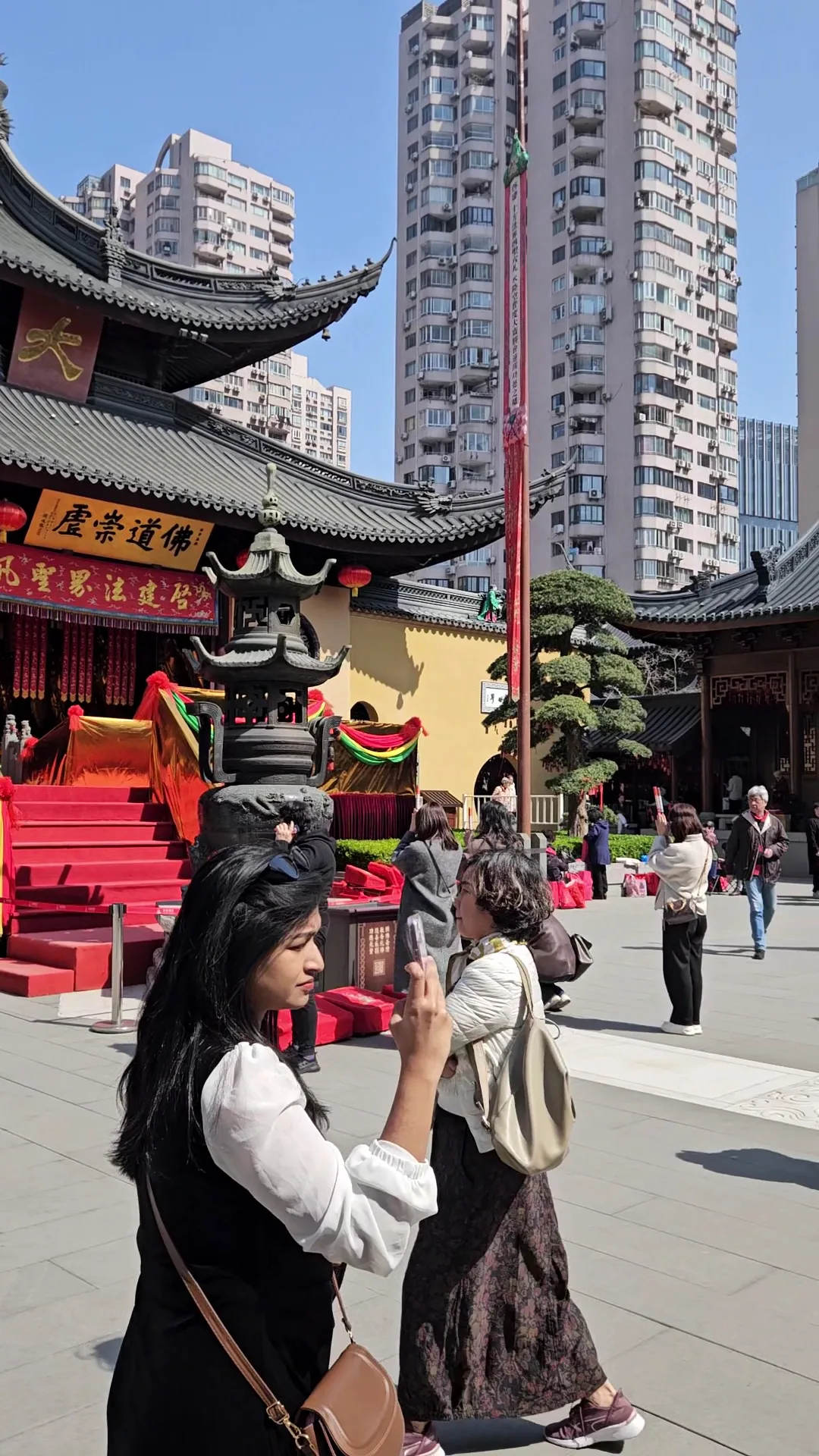 Interior at Jade Buddha Temple Shanghai — travel photo