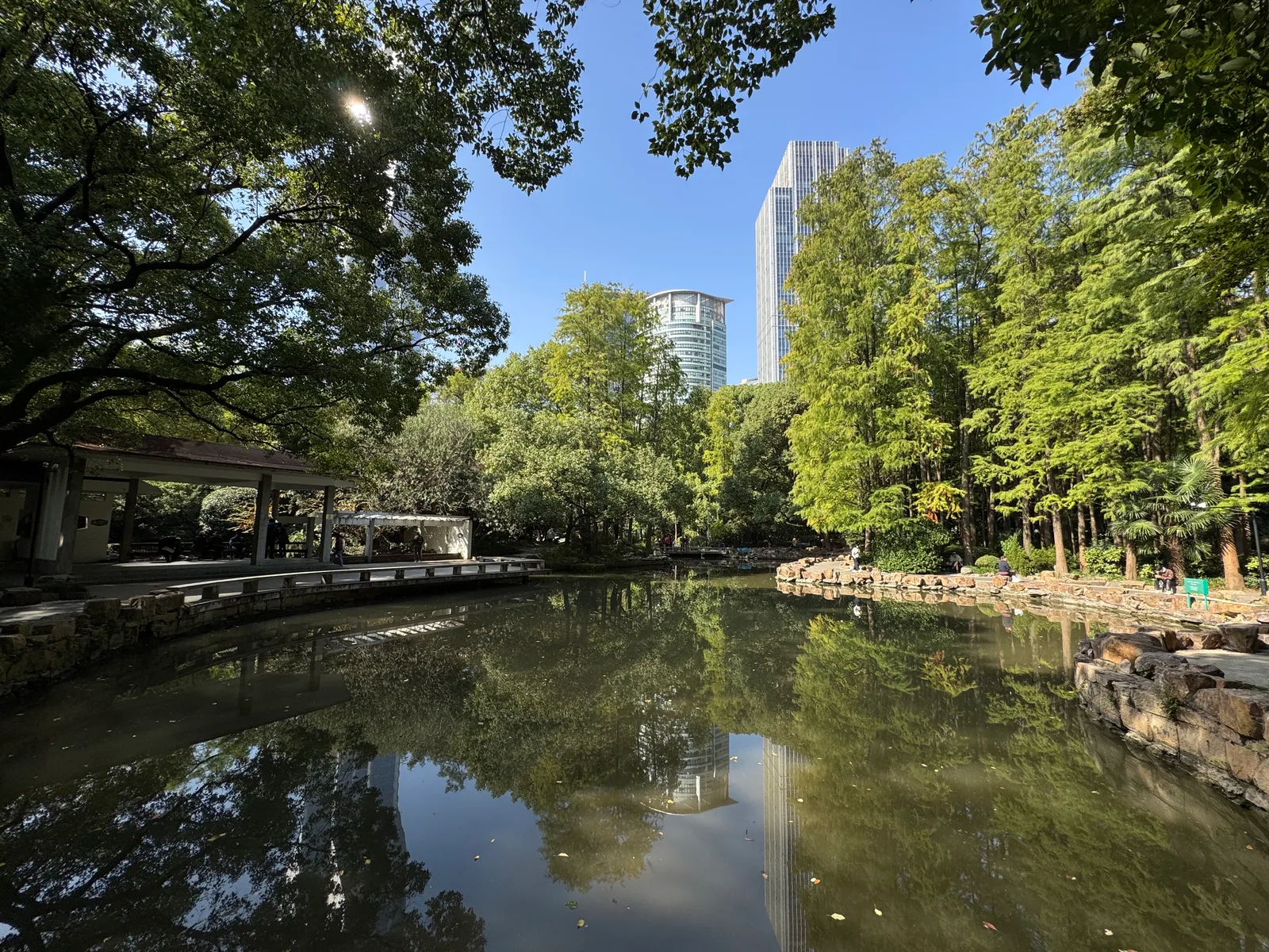 Main view at People's Park Shanghai — travel photo