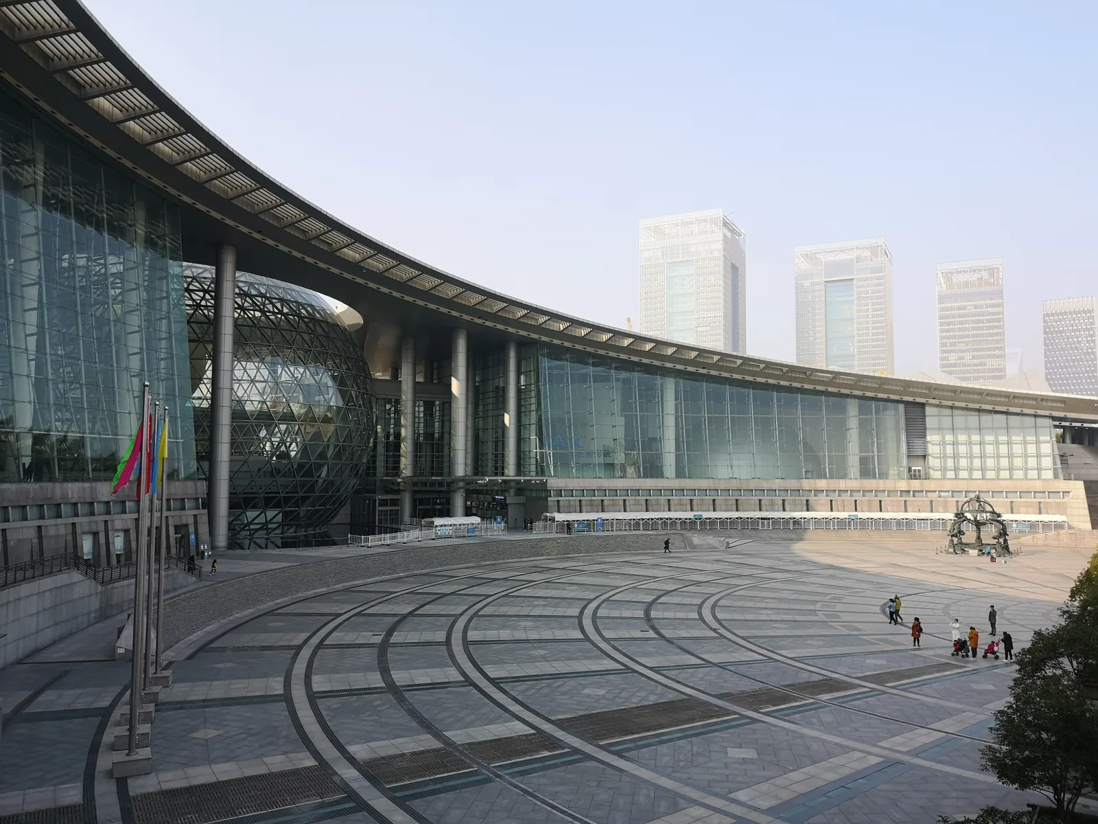 Main view at Shanghai Science and Technology Museum Shanghai — travel photo