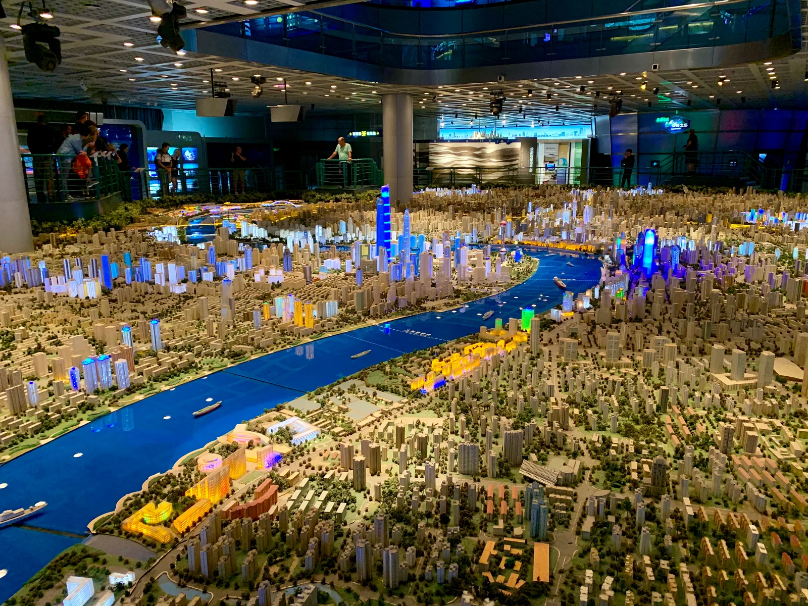 Main view at Shanghai Urban Planning Exhibition Center Shanghai — travel photo