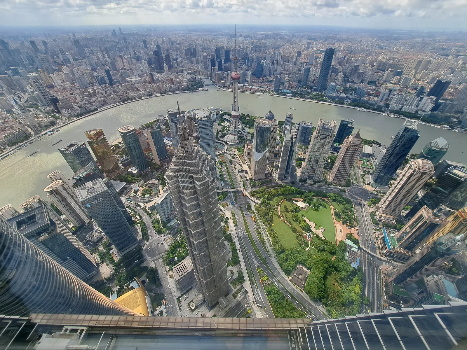 Main view at Shanghai World Financial Center Shanghai — travel photo