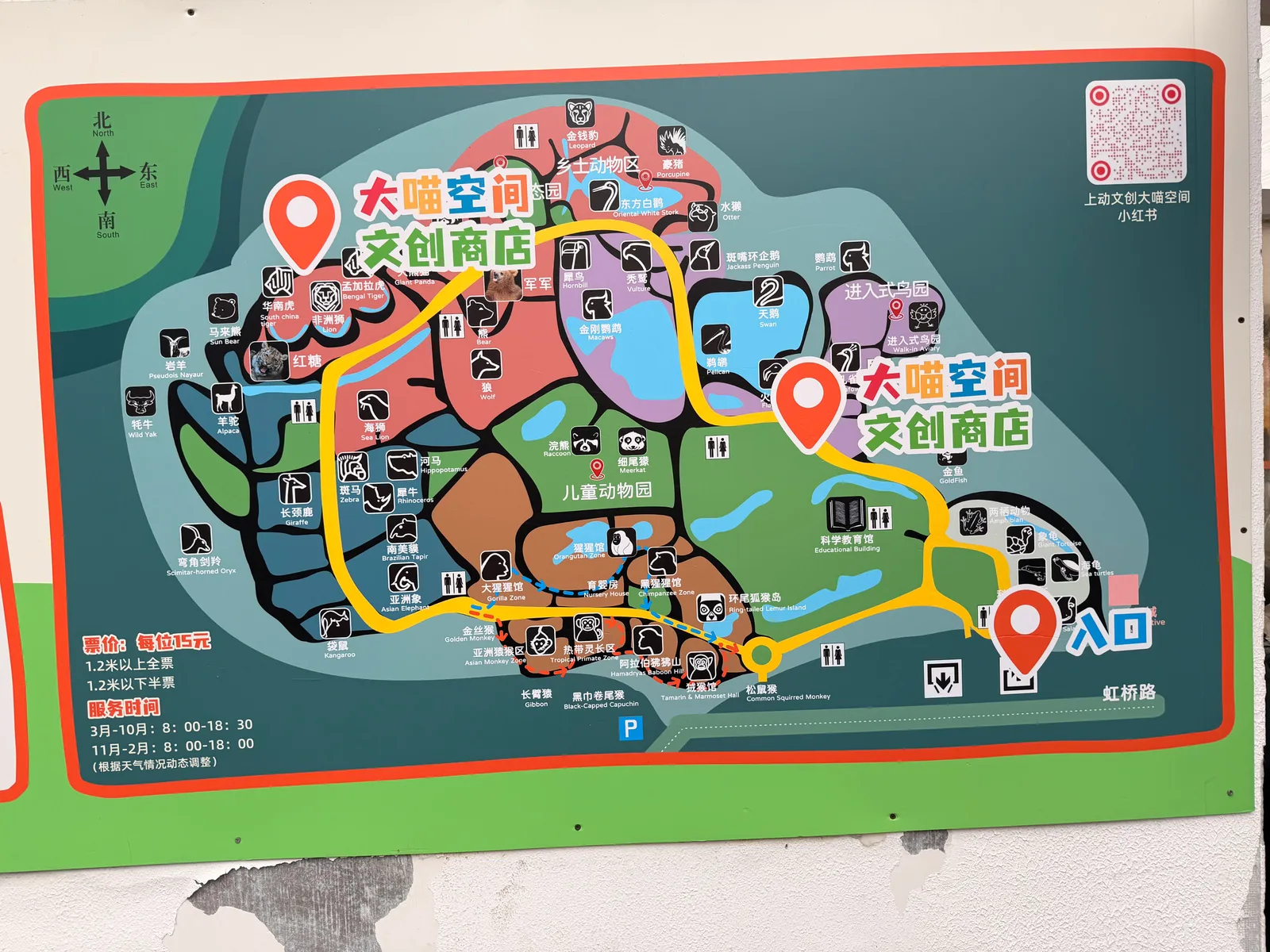 Details at Shanghai Zoo Shanghai — travel photo