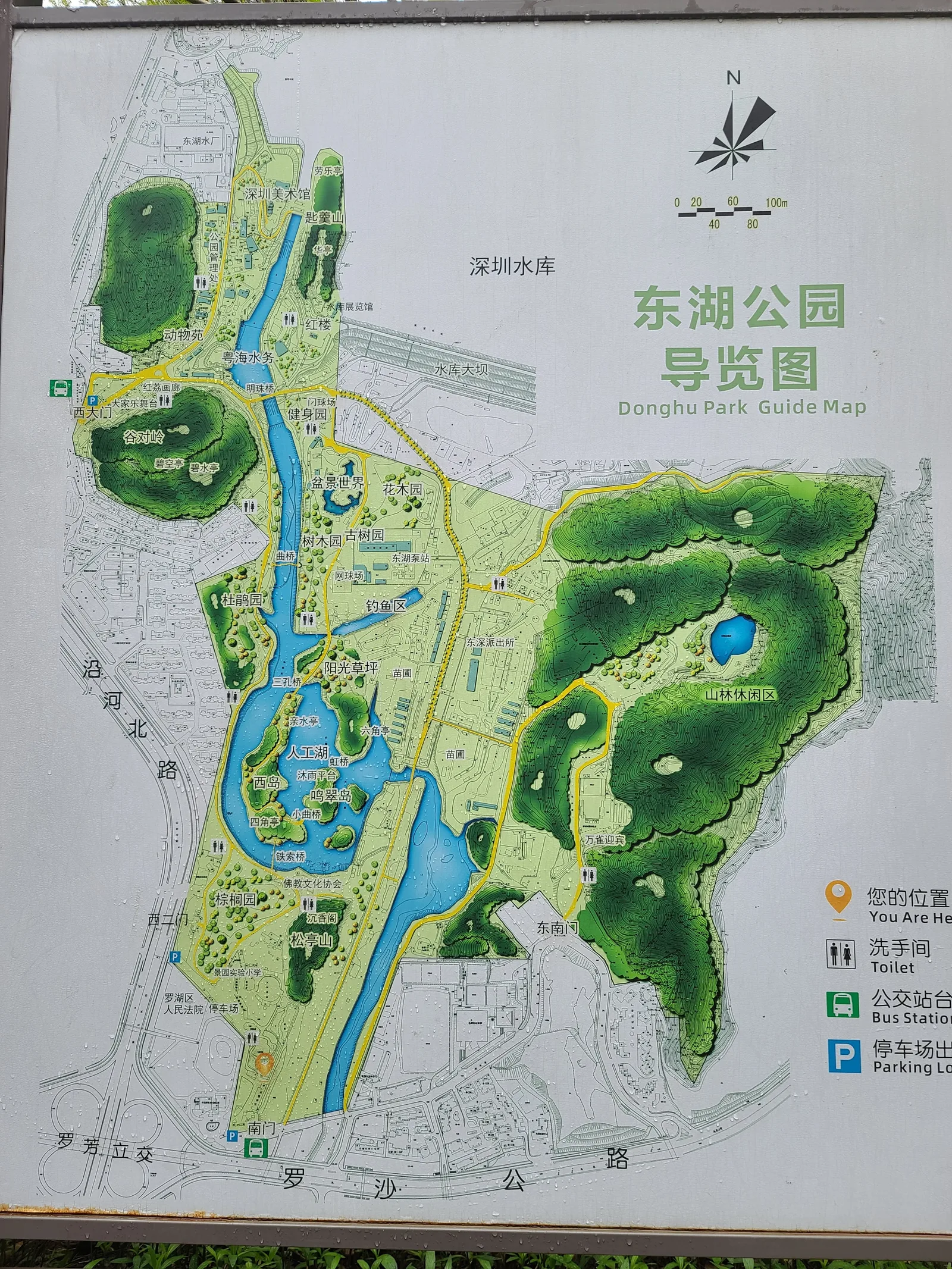 Main view at Donghu Park Shenzhen — travel photo