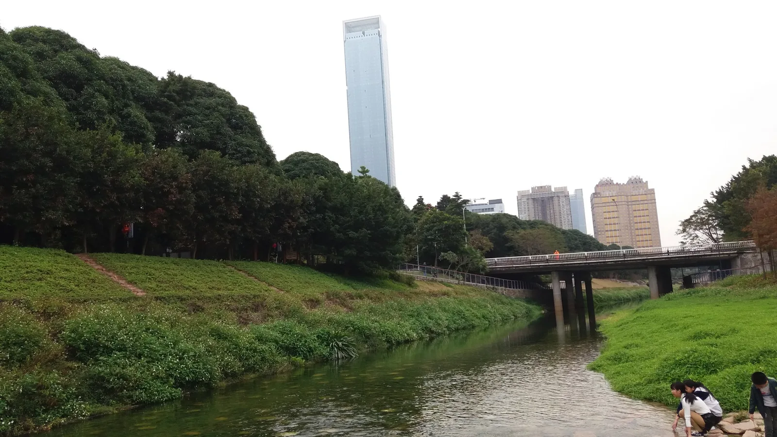 Main view at Shenzhen Central Park （West Gate） Shenzhen — travel photo