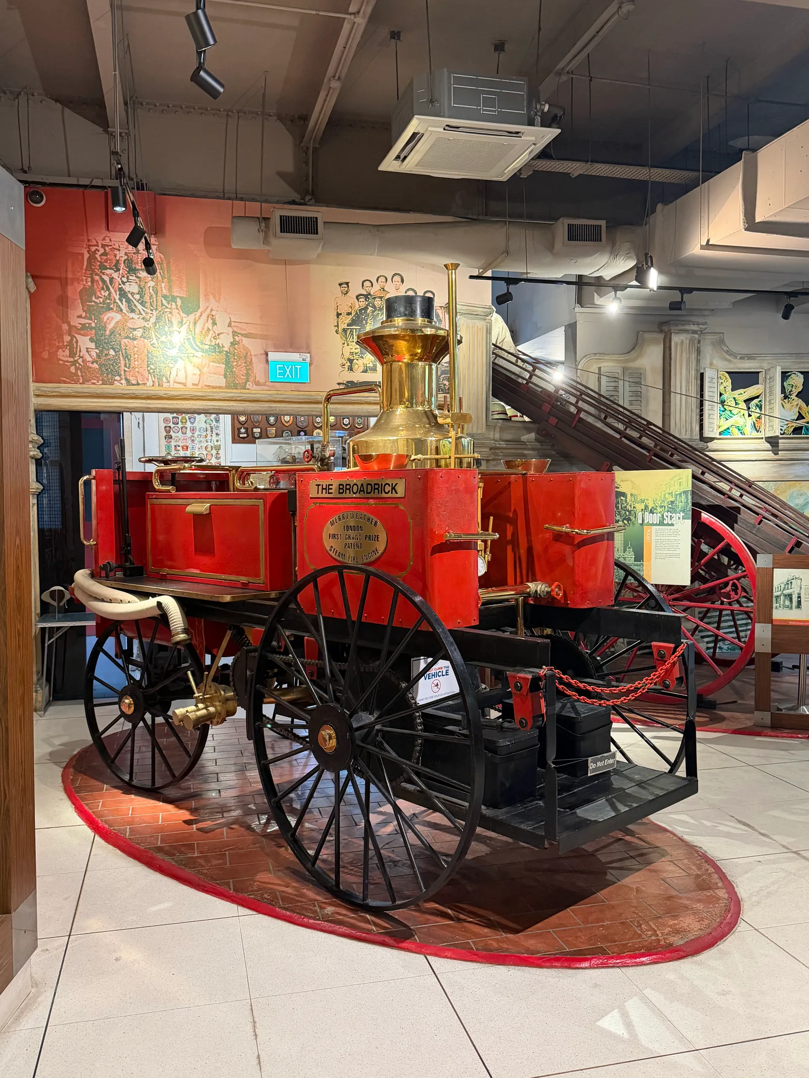Interior at Civil Defence Heritage Gallery Singapore — travel photo