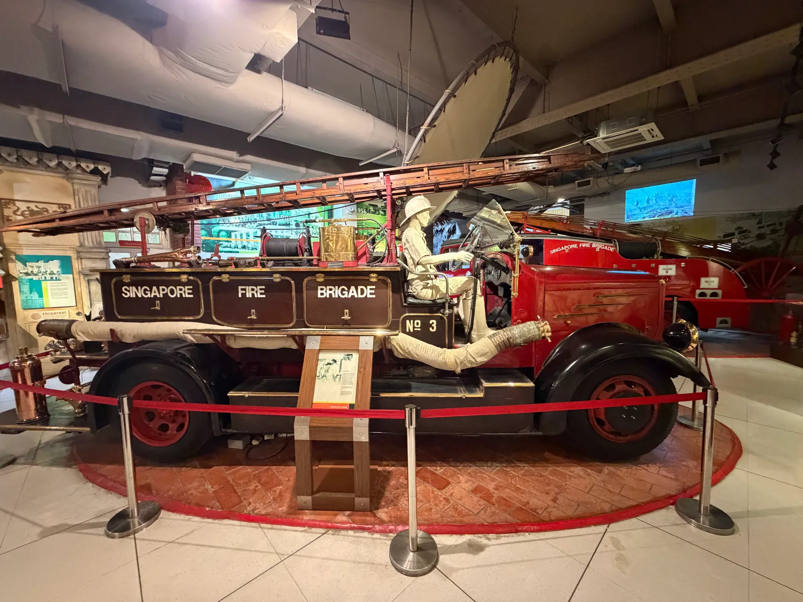 Details at Civil Defence Heritage Gallery Singapore — travel photo