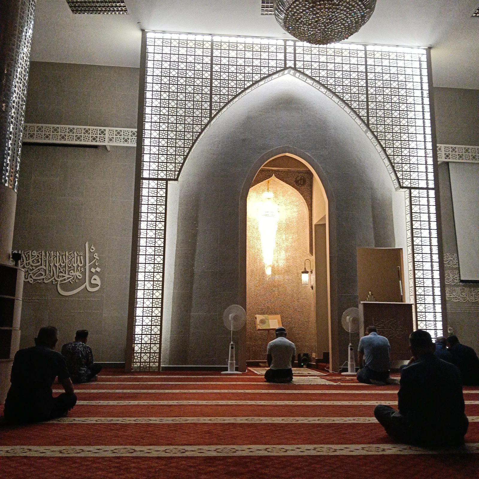 Interior at Masjid Al-Falah Singapore — travel photo