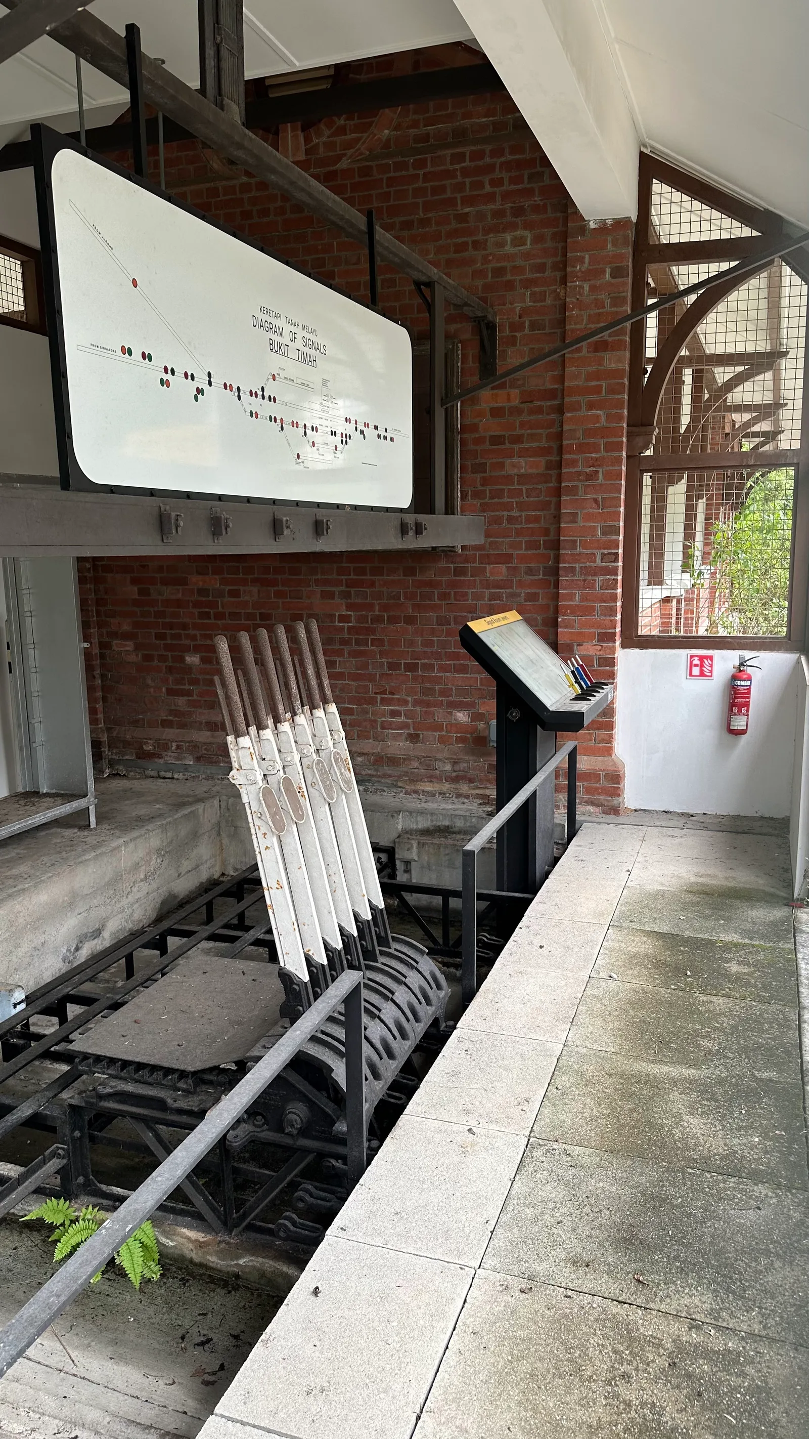 Interior at Former Bukit Timah Railway Station Singapore — travel photo