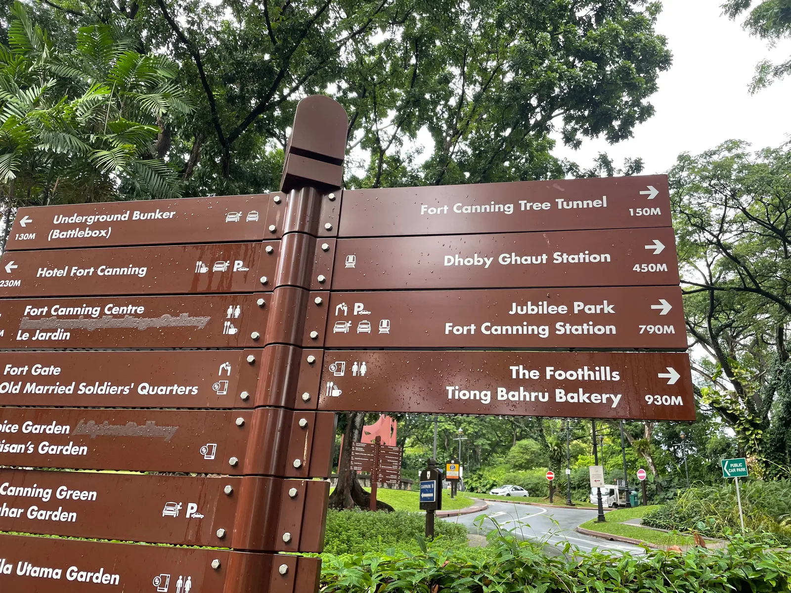 Main view at Fort Canning Tree Tunnel Singapore — travel photo