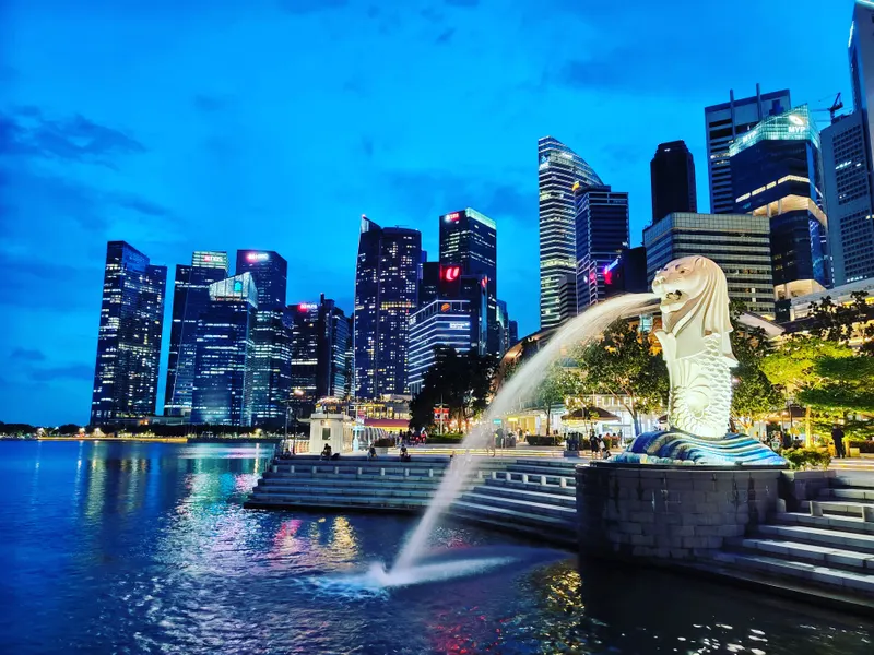 Merlion Park in Singapore