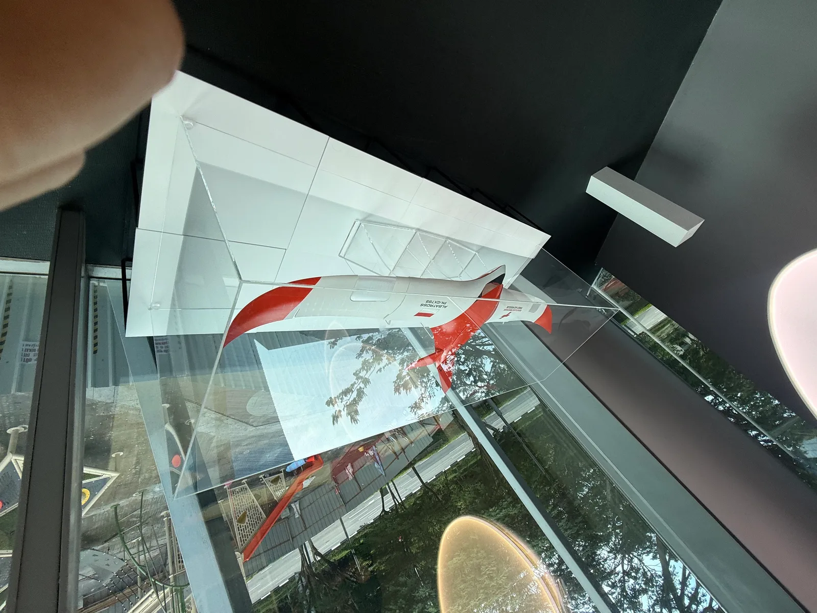Details at Red Dot Design Museum Singapore — travel photo