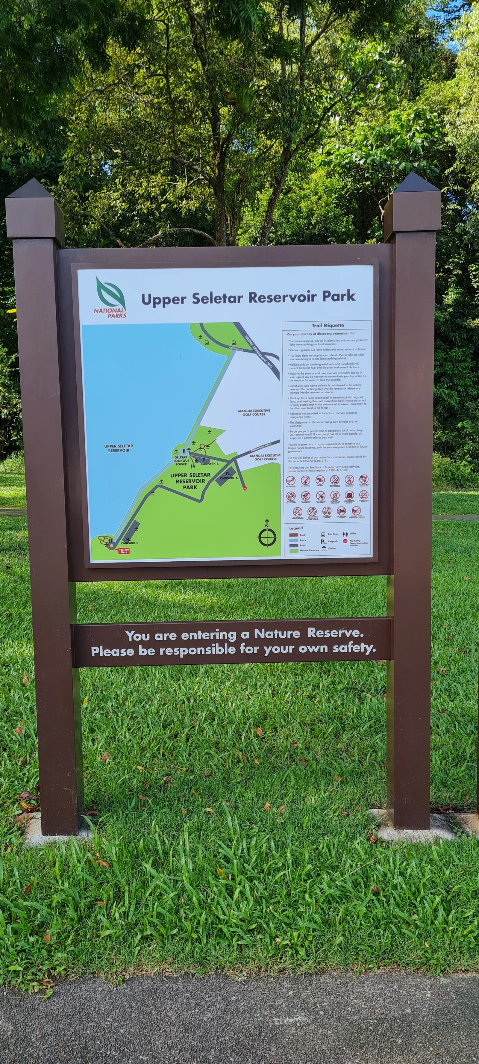 Interior at Upper Seletar Reservoir Park Singapore — travel photo