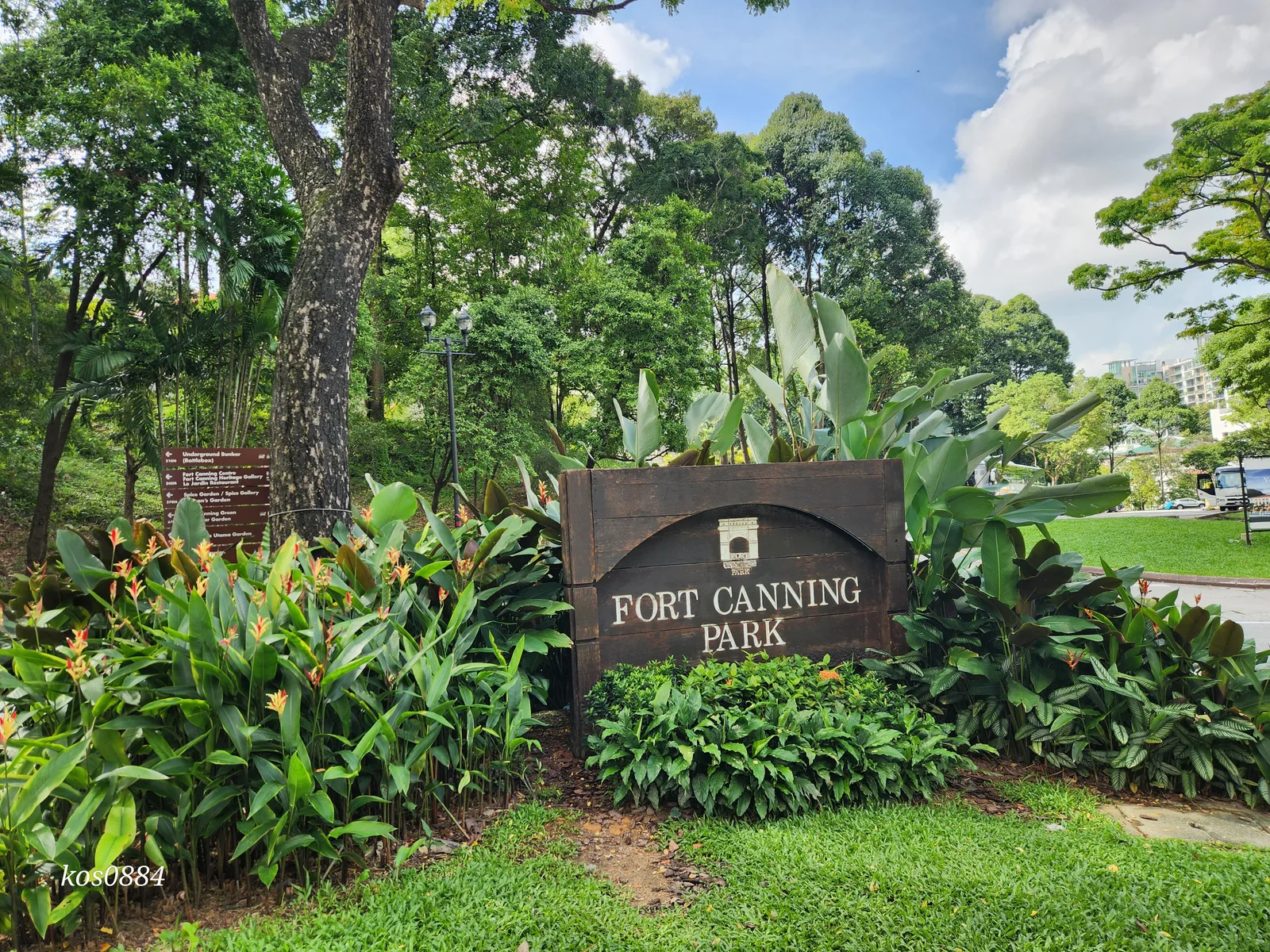 Interior at Fort Canning Park Singapore — travel photo