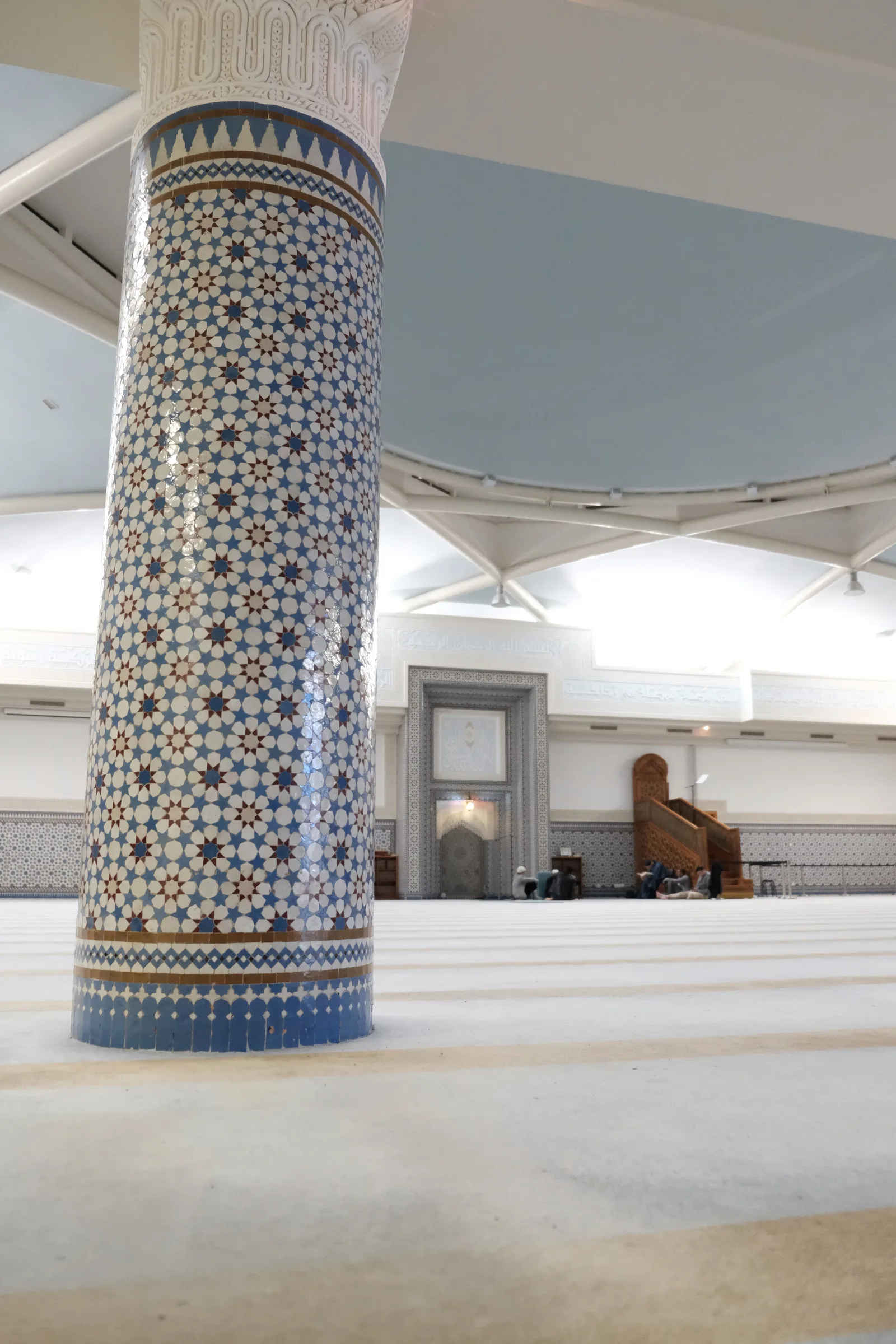 Interior at Grande Mosquée de Strasbourg Strasbourg — travel photo
