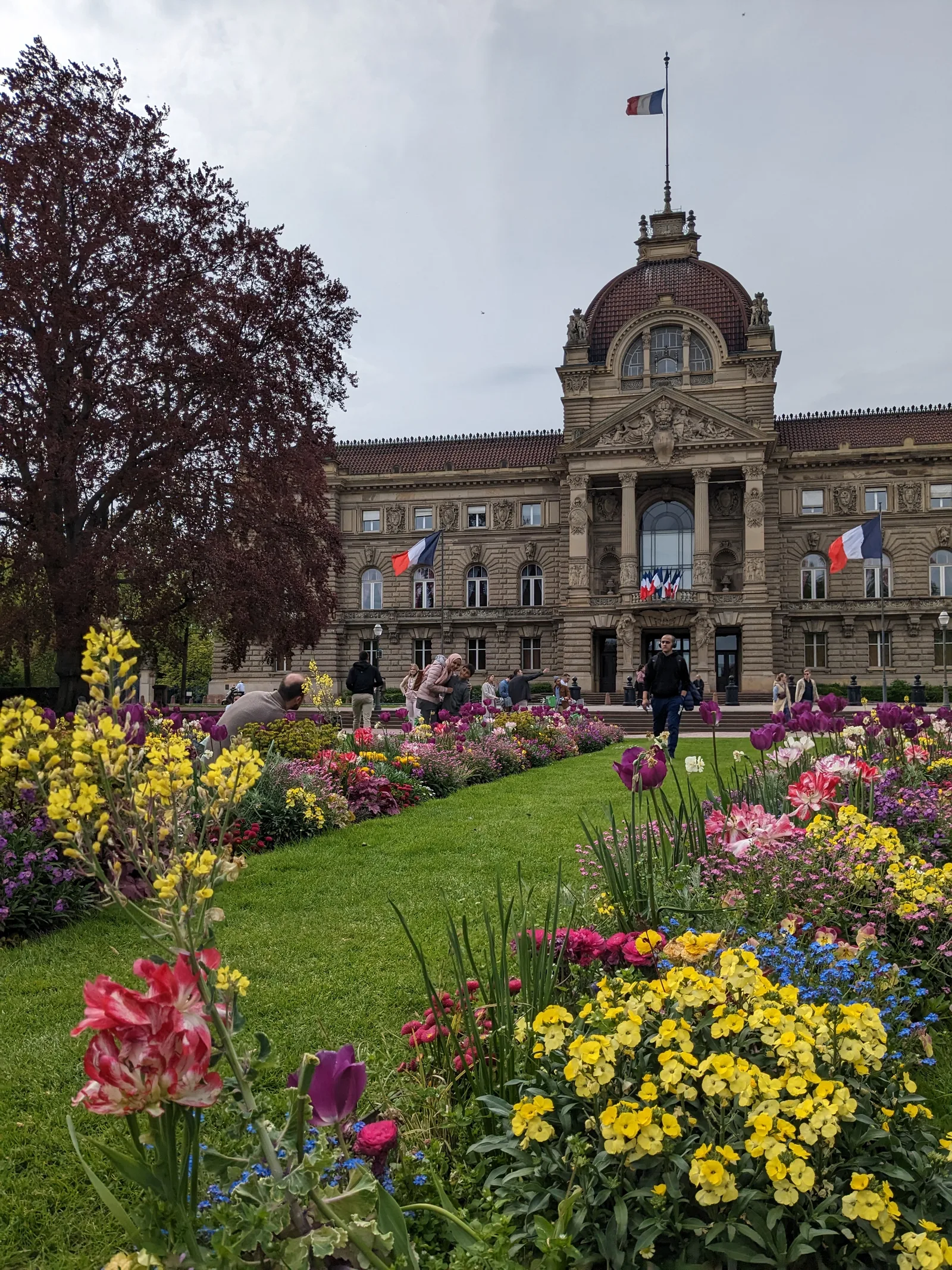 Details at Palais du Rhin Strasbourg — travel photo